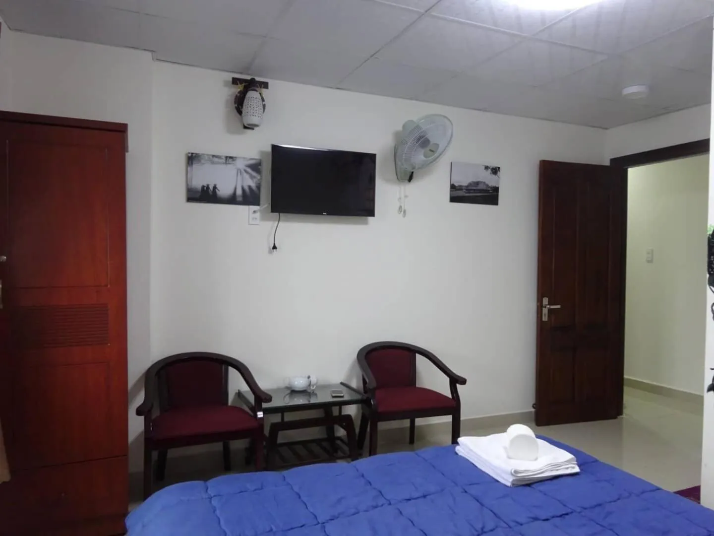 TV and multimedia, Bed in Cam Ly Homestay
