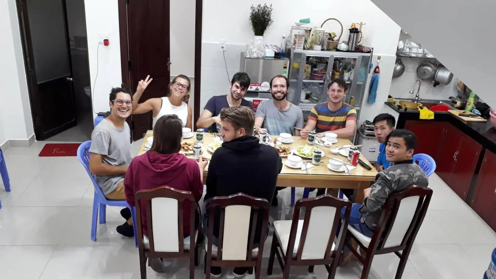 People in Cam Ly Homestay