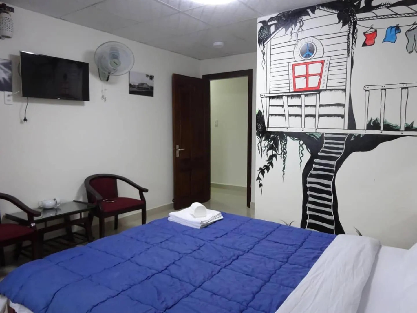 Photo of the whole room, Bed in Cam Ly Homestay