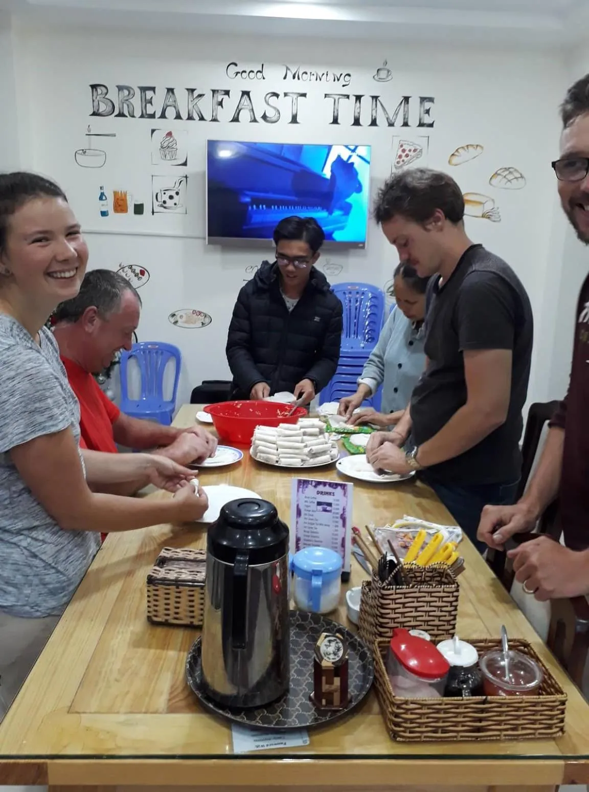 People in Cam Ly Homestay