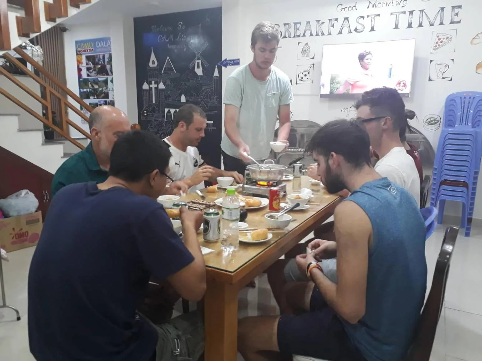 People in Cam Ly Homestay