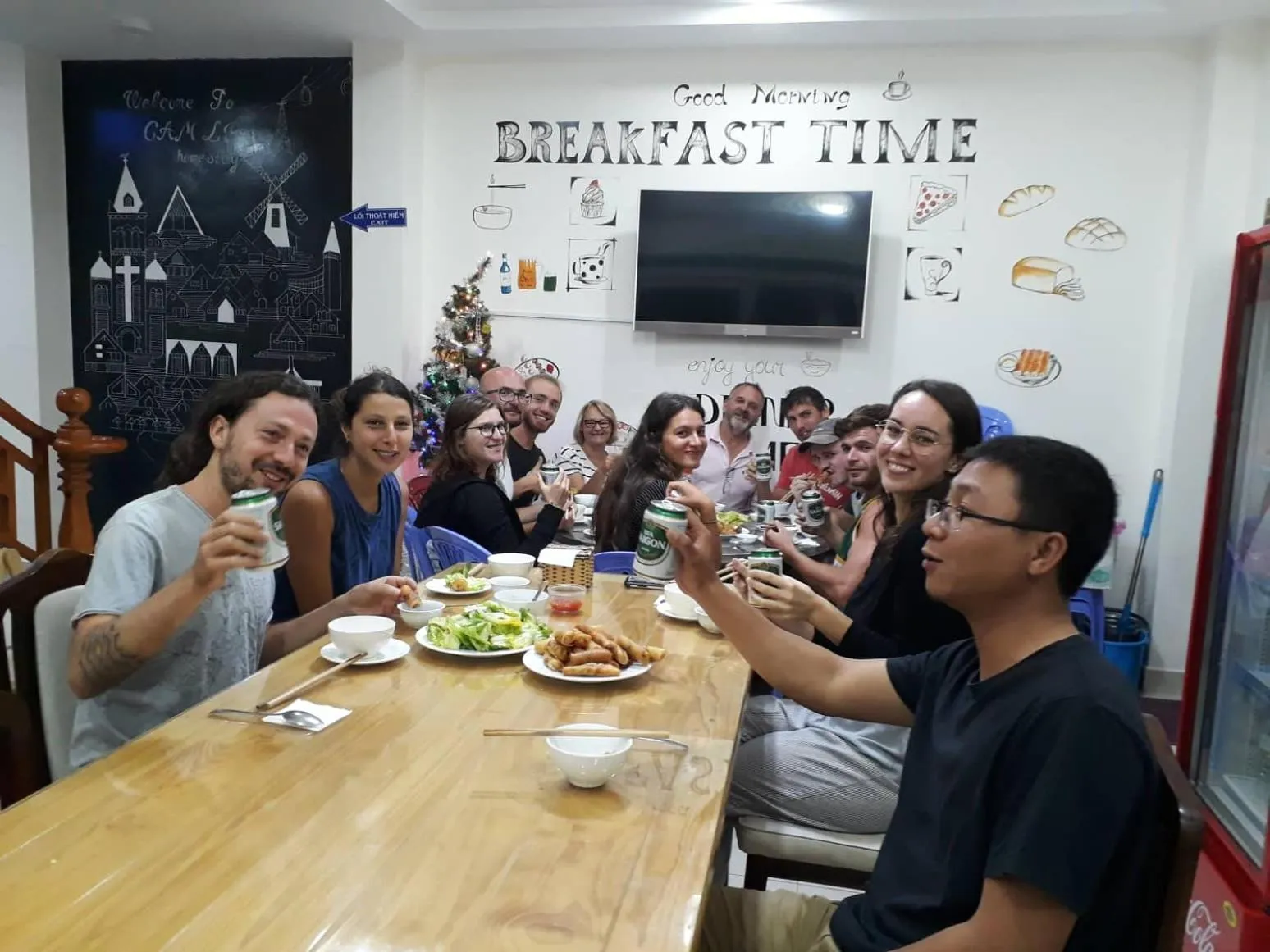 People in Cam Ly Homestay