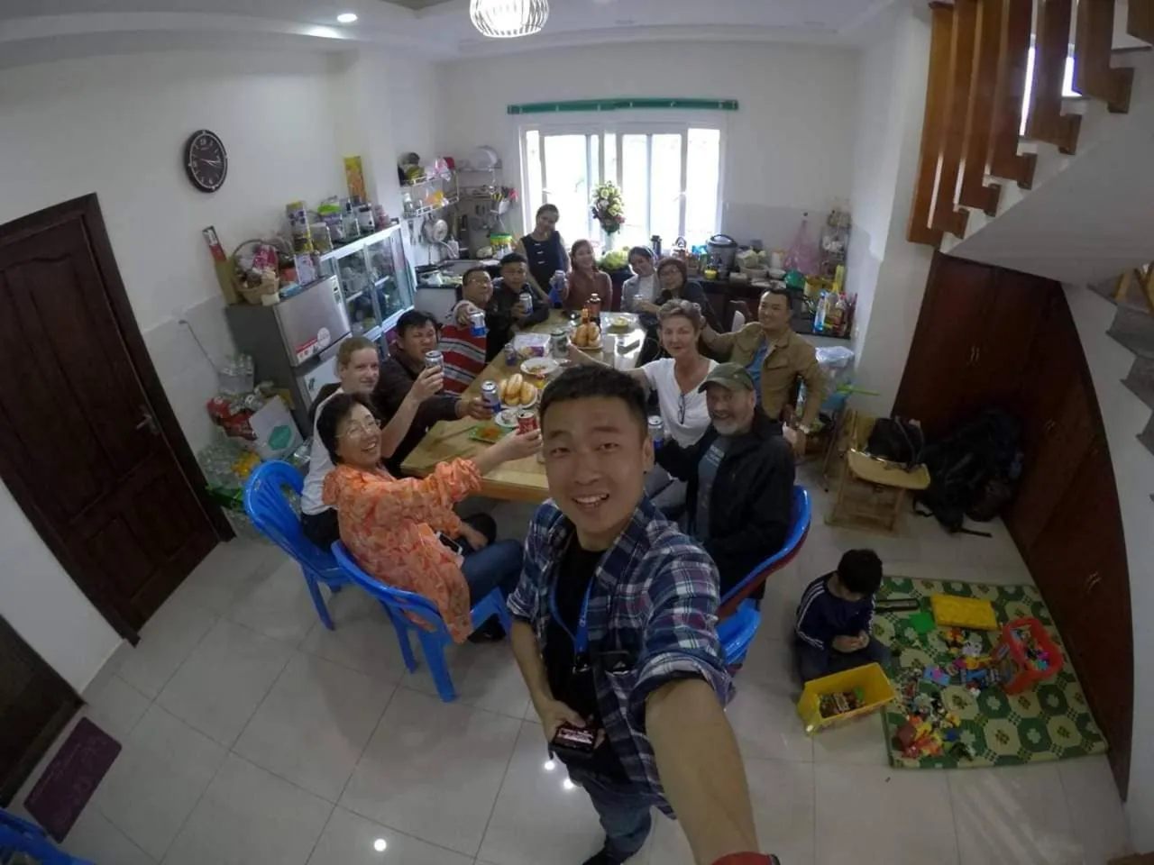 People in Cam Ly Homestay