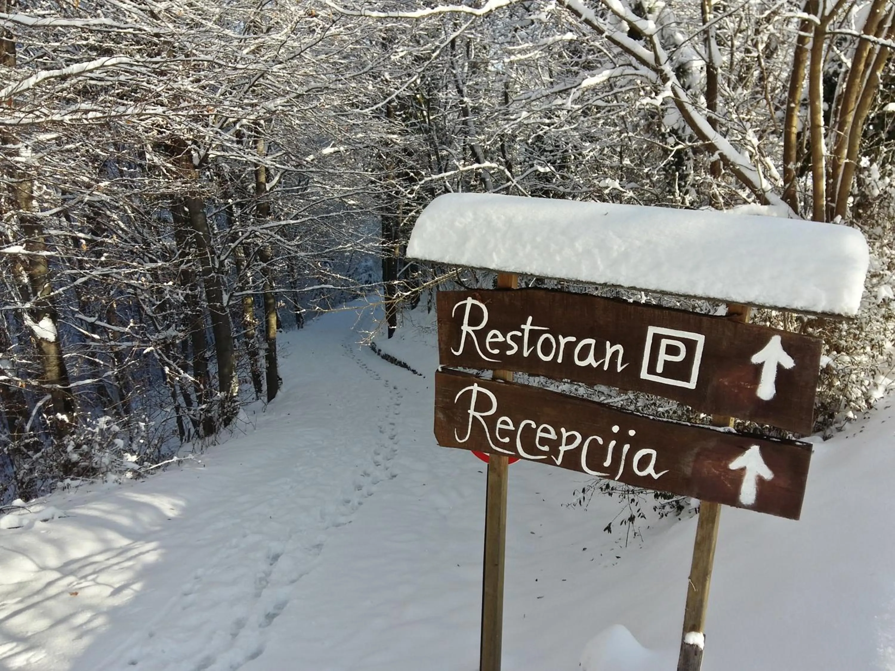 Winter in Winery, Restaurant & Pension Vuglec Breg