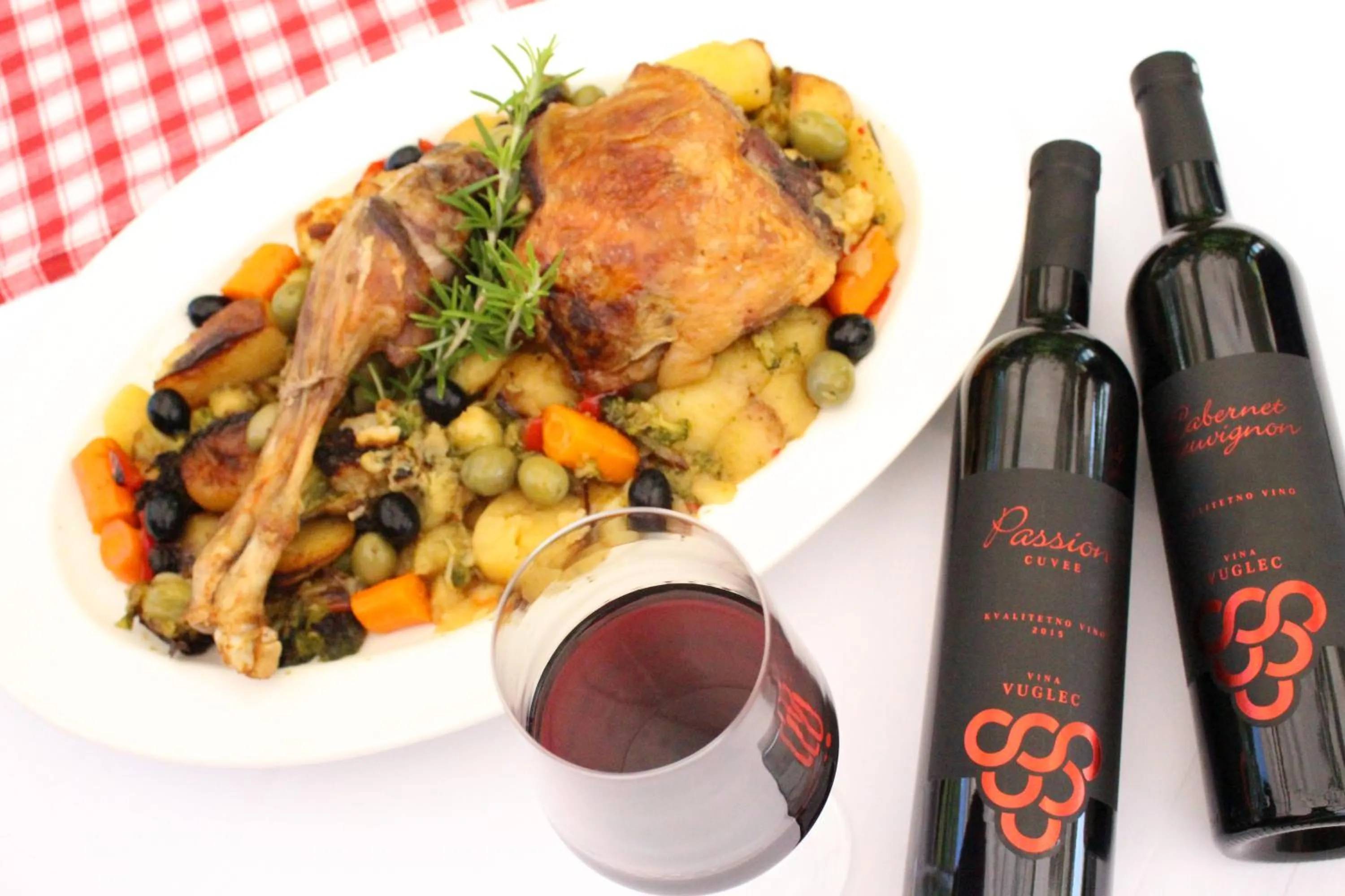 Food and drinks in Winery, Restaurant & Pension Vuglec Breg