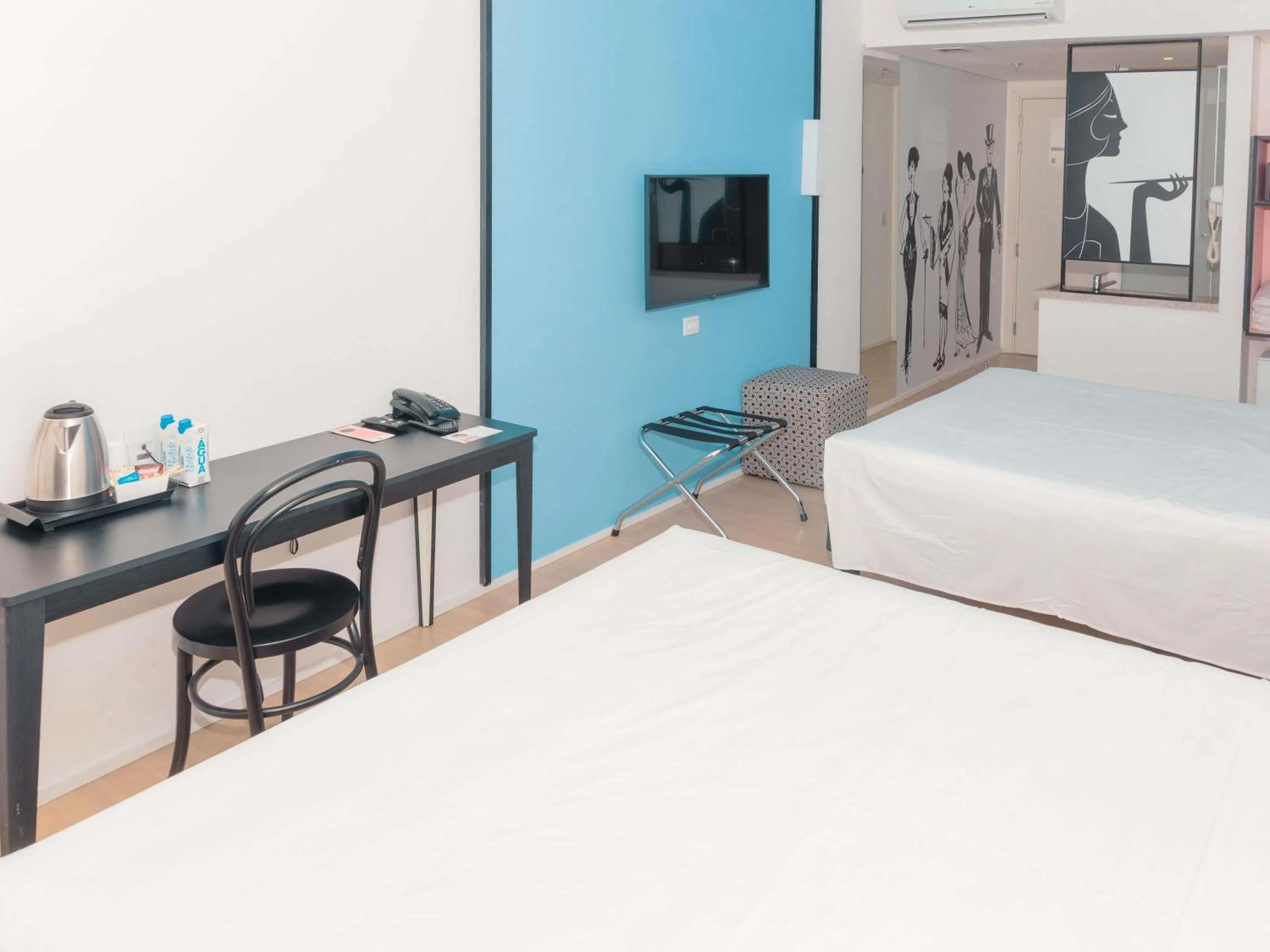 Bedroom, Bed in ibis Styles Goiania Marista