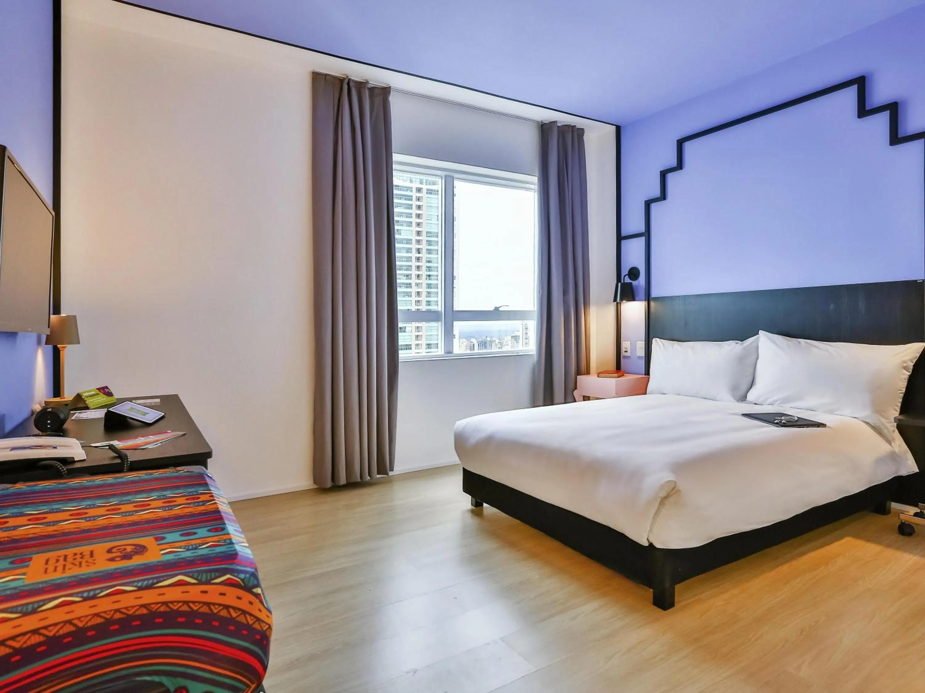 Bedroom, Bed in ibis Styles Goiania Marista