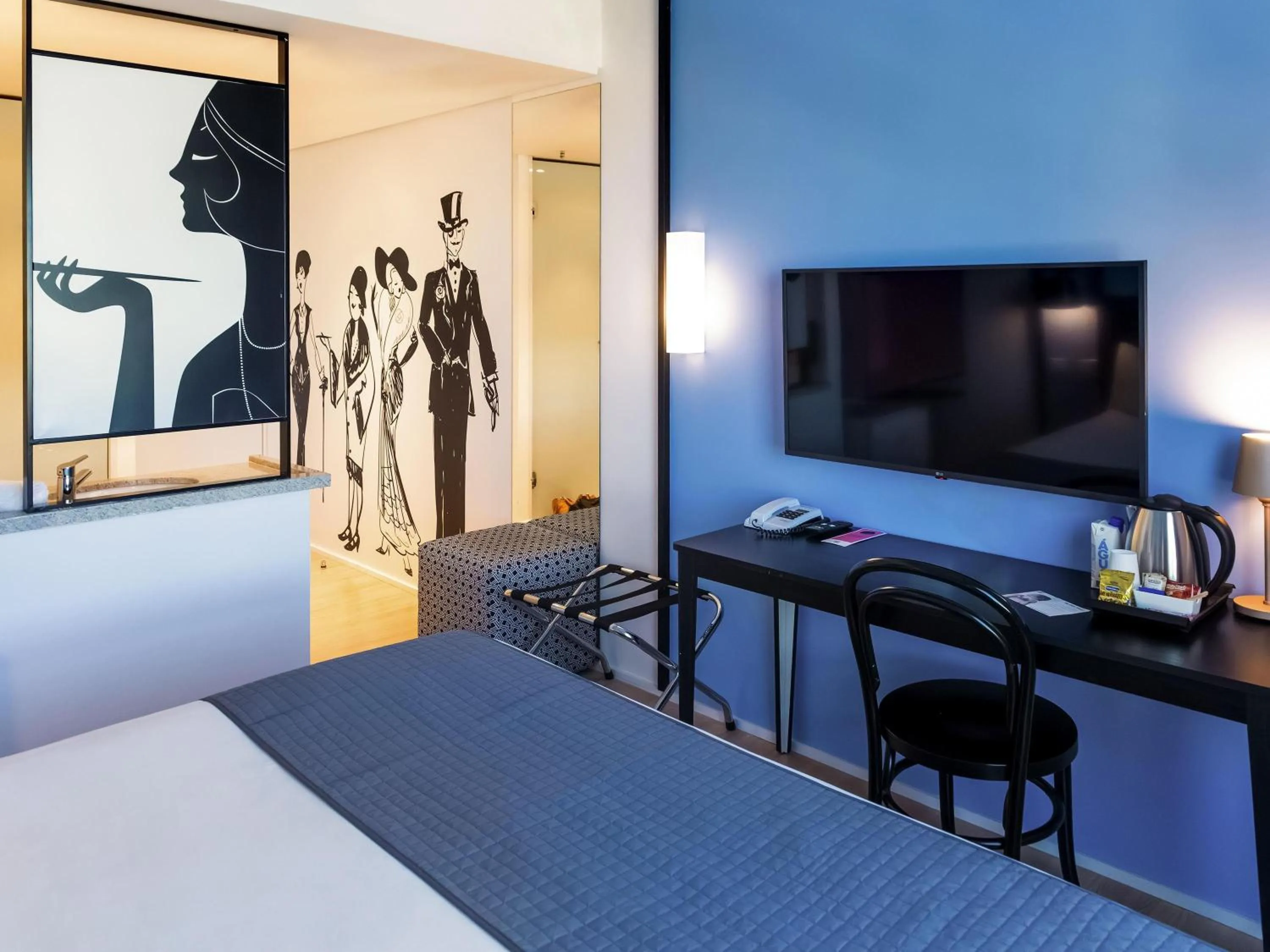 Bedroom, Bed in ibis Styles Goiania Marista