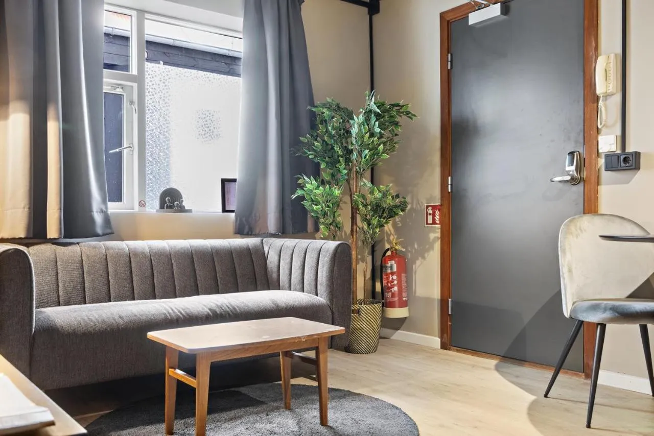 Seating area in Astro Apartments