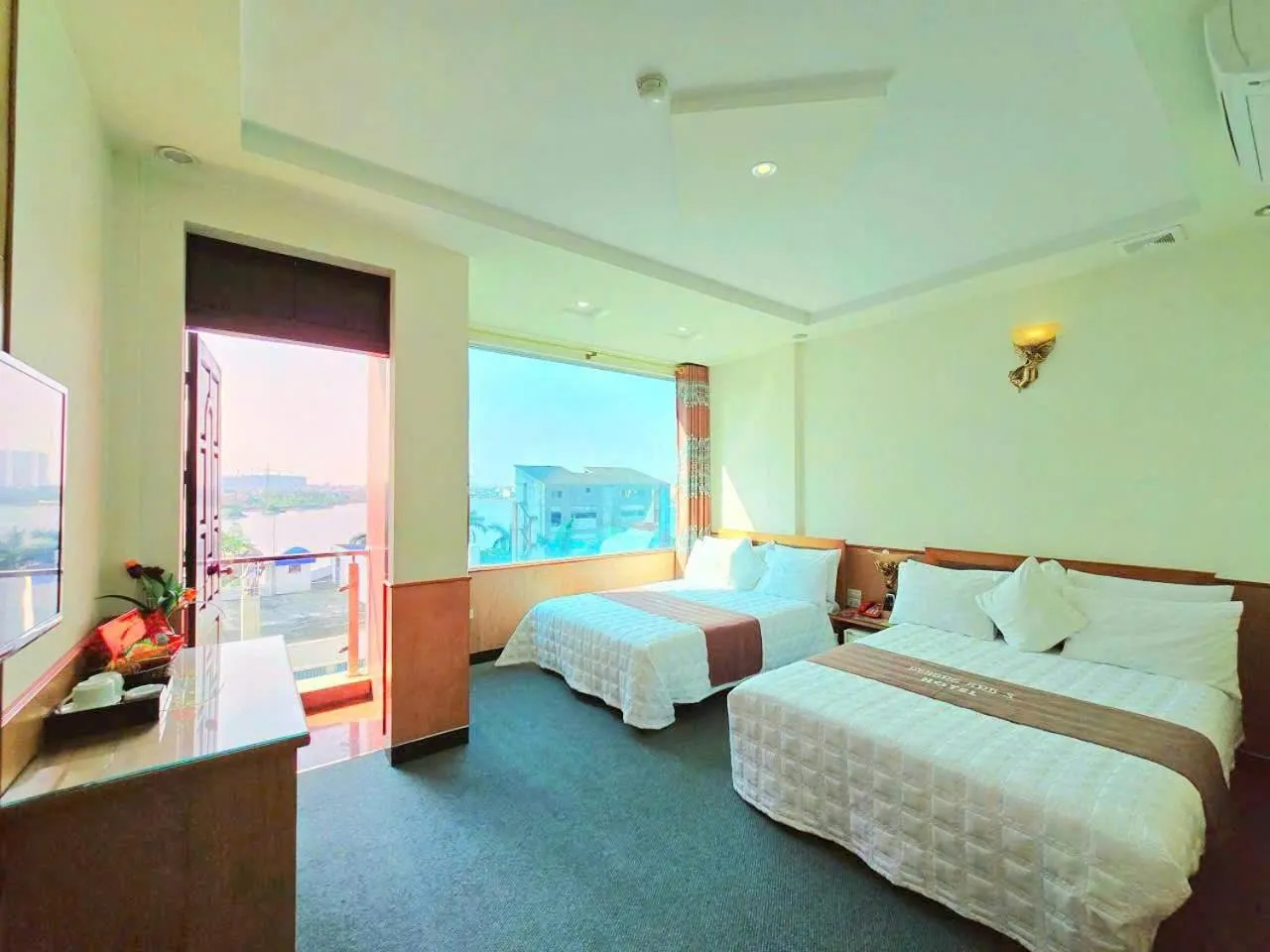 Bed in Phuong Anh 3 Hotel