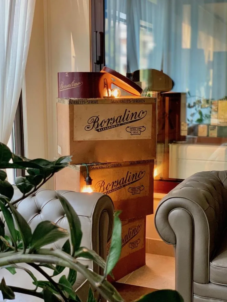 Lobby or reception in Hotel Brescia