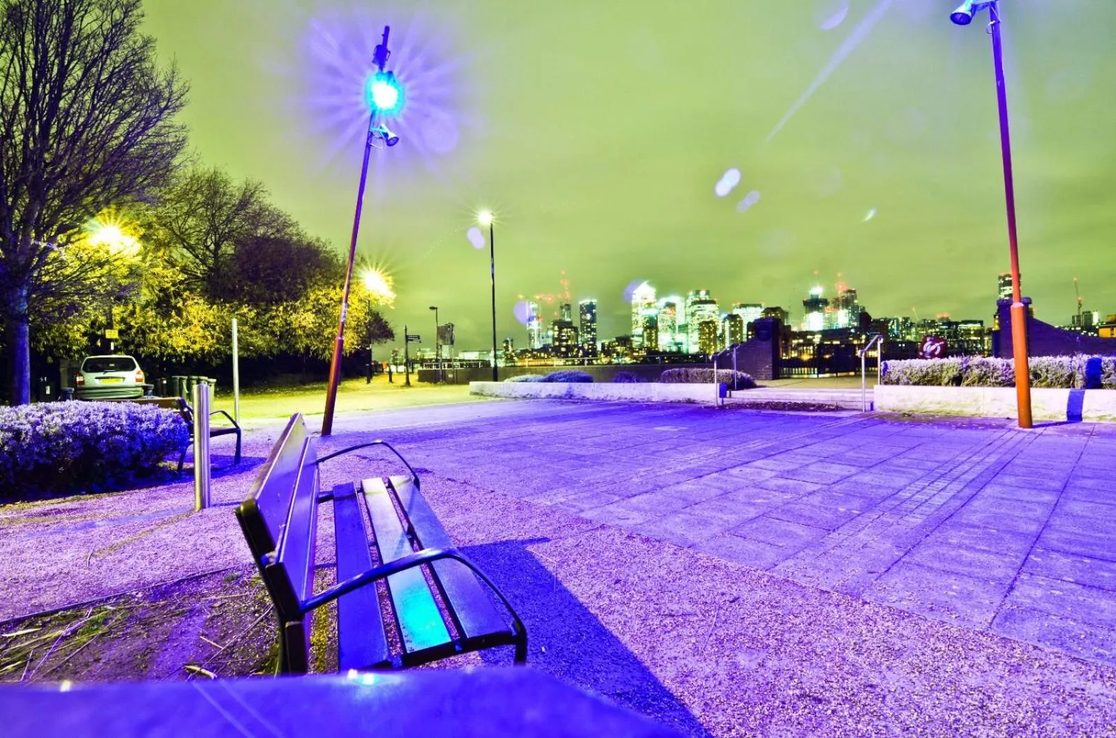 On-site shops in Thames View House Surrey Quays