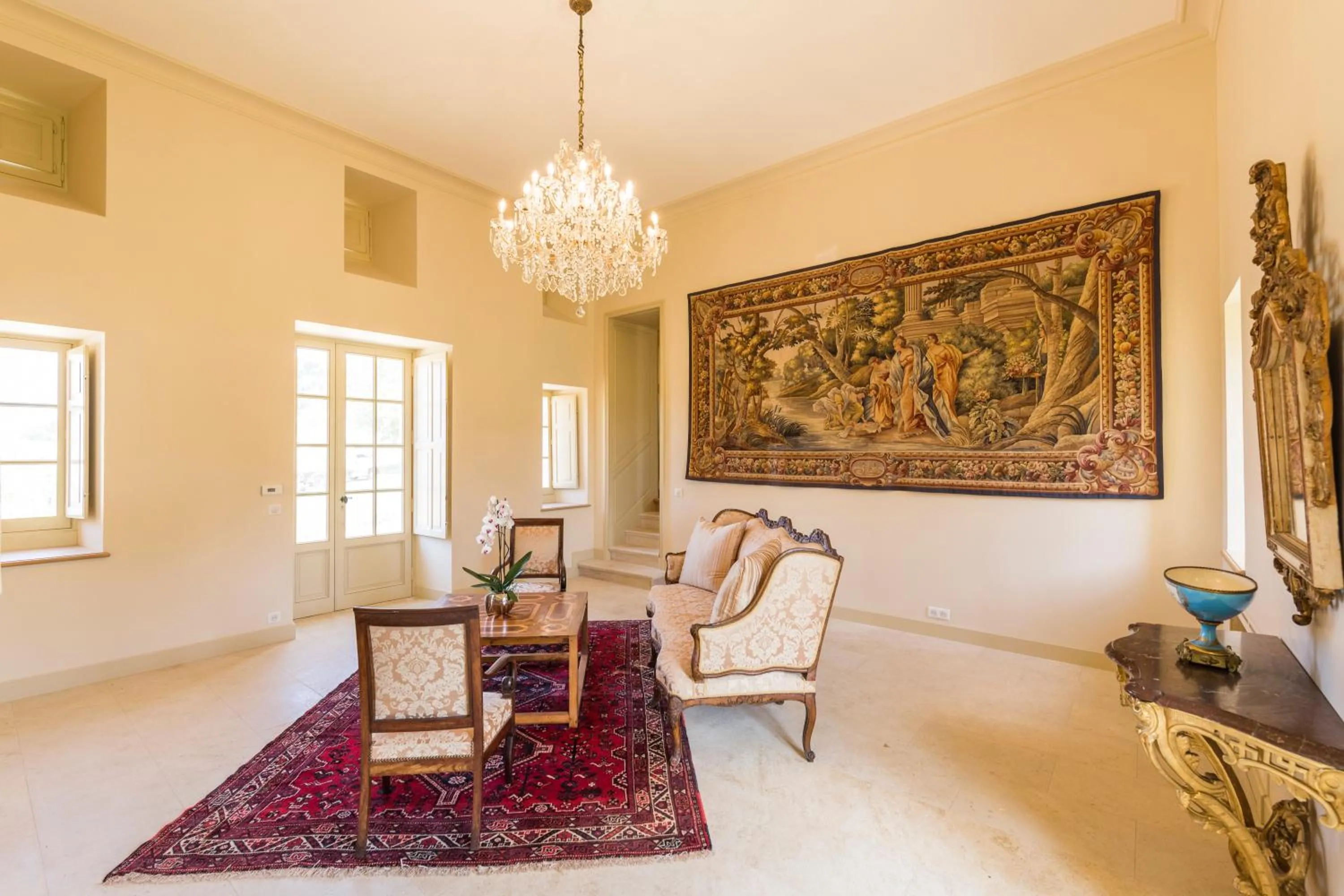 Living room in Chambres d'hôtes de Château Renon
