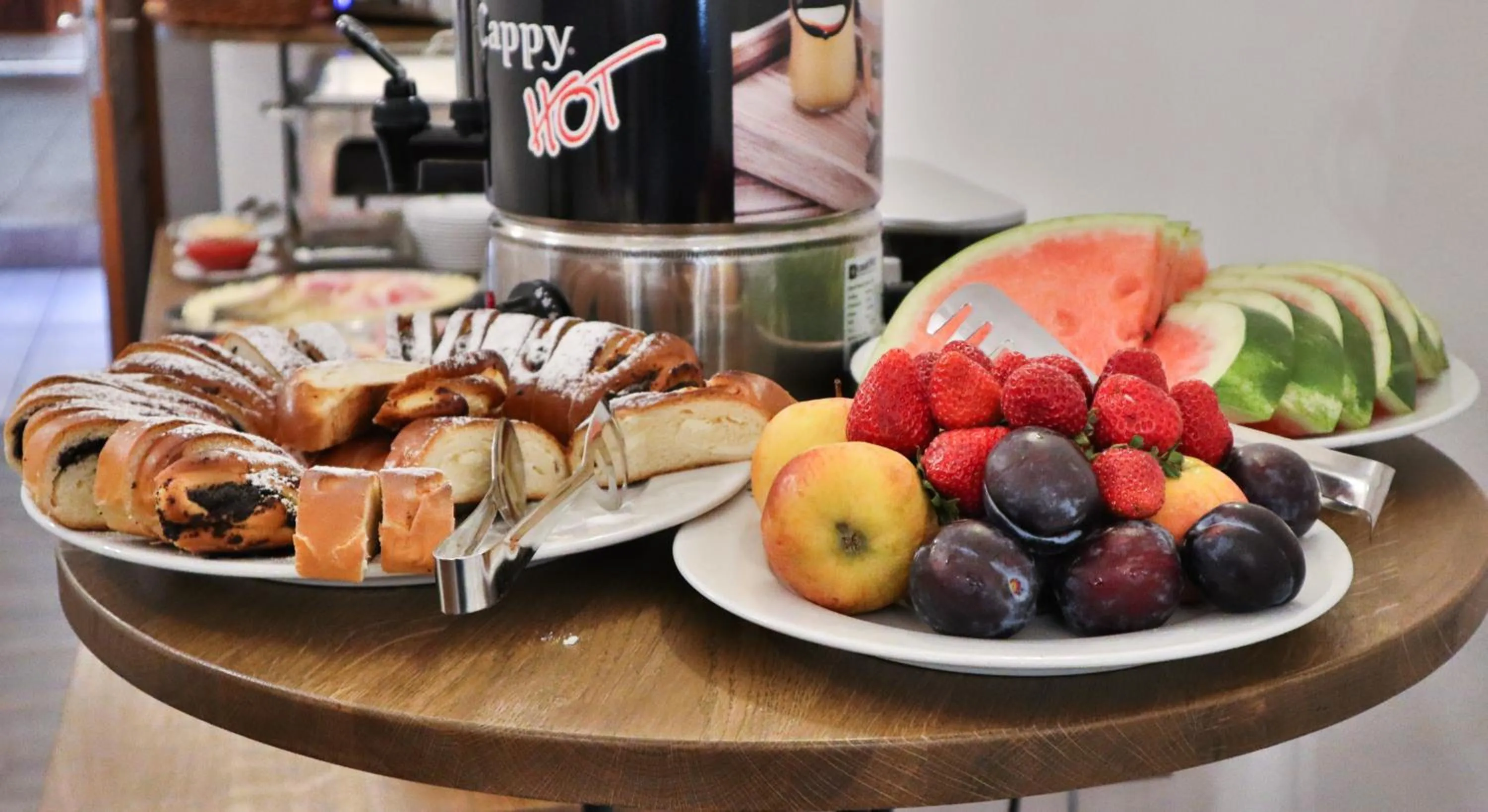 Continental breakfast in Hotel Zámek Svijany