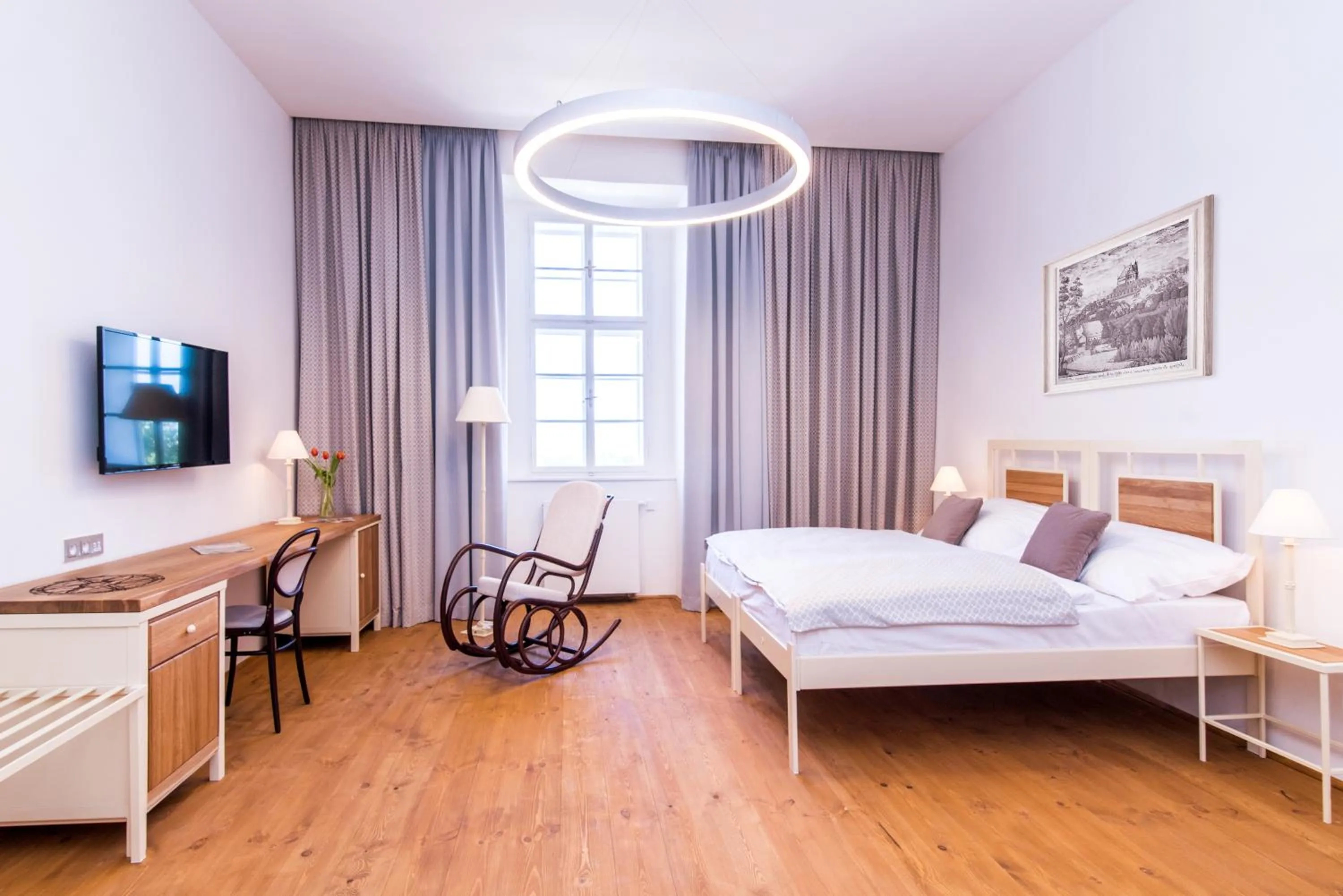 Bed in Hotel Zámek Svijany