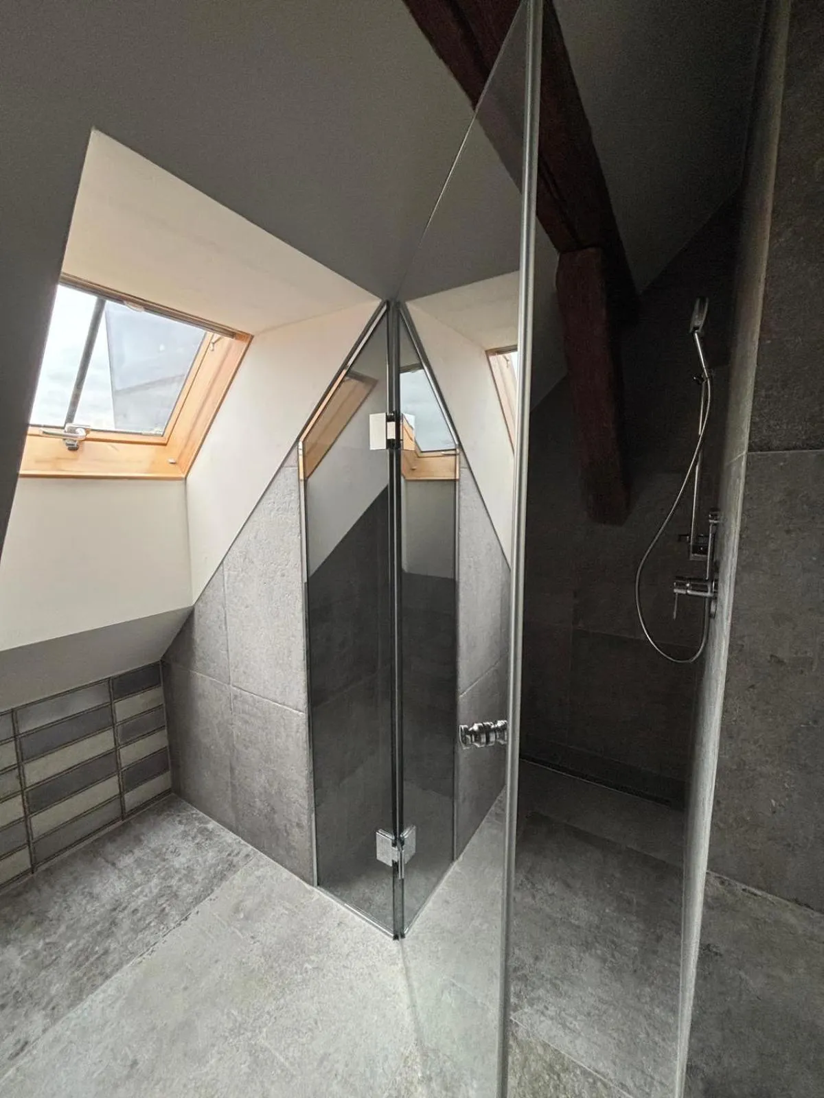 Shower in Hotel Zámek Svijany