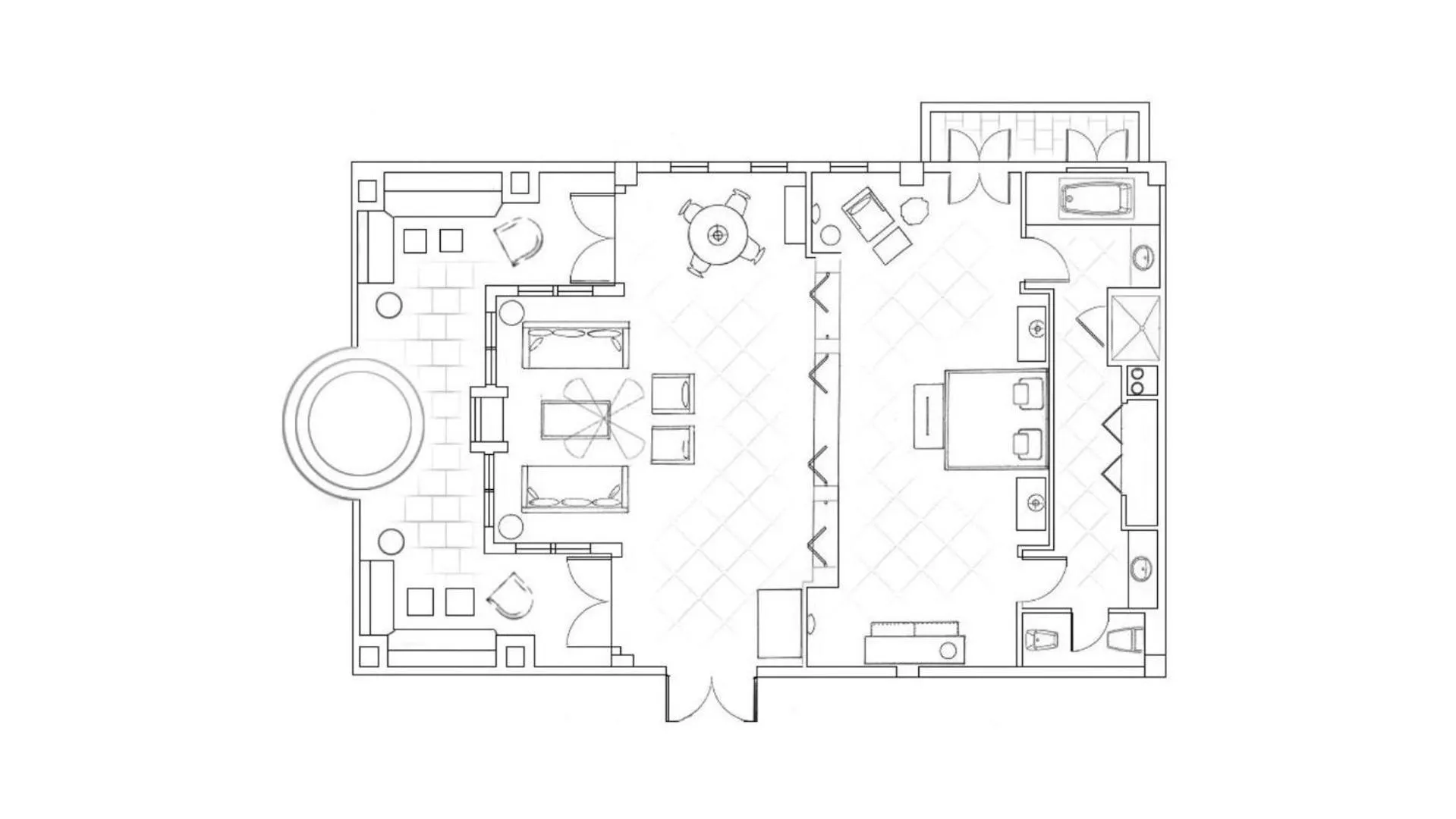 Photo of the whole room in Anassa