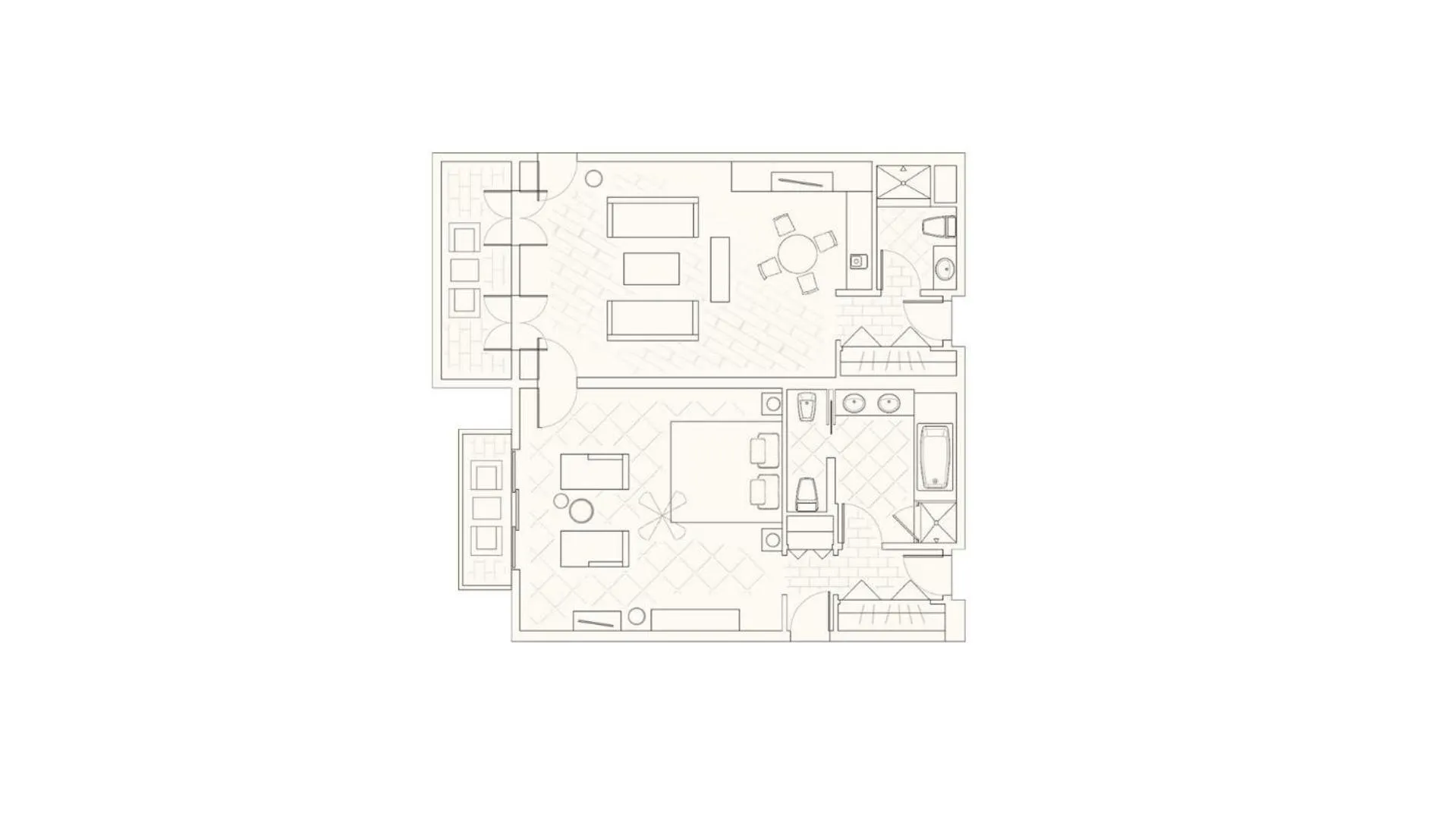 Photo of the whole room in Anassa