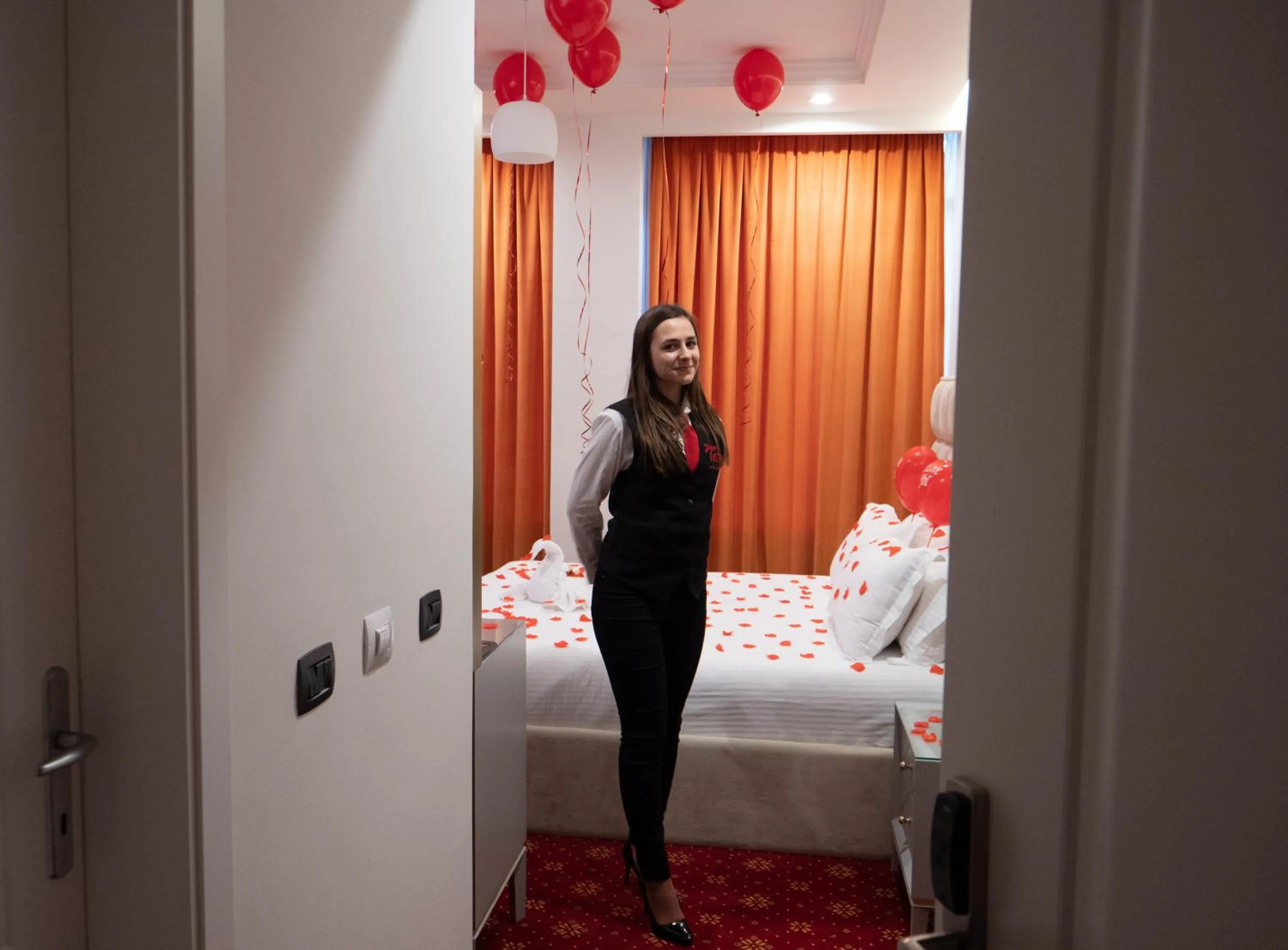 Staff, Bed in PalmaNova Resort