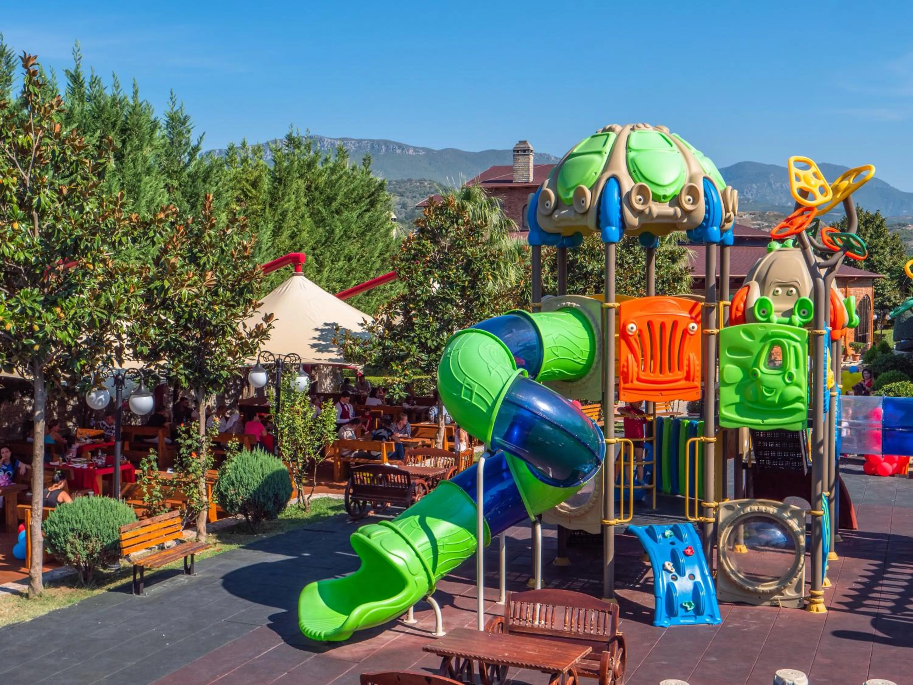 Children play ground in PalmaNova Resort
