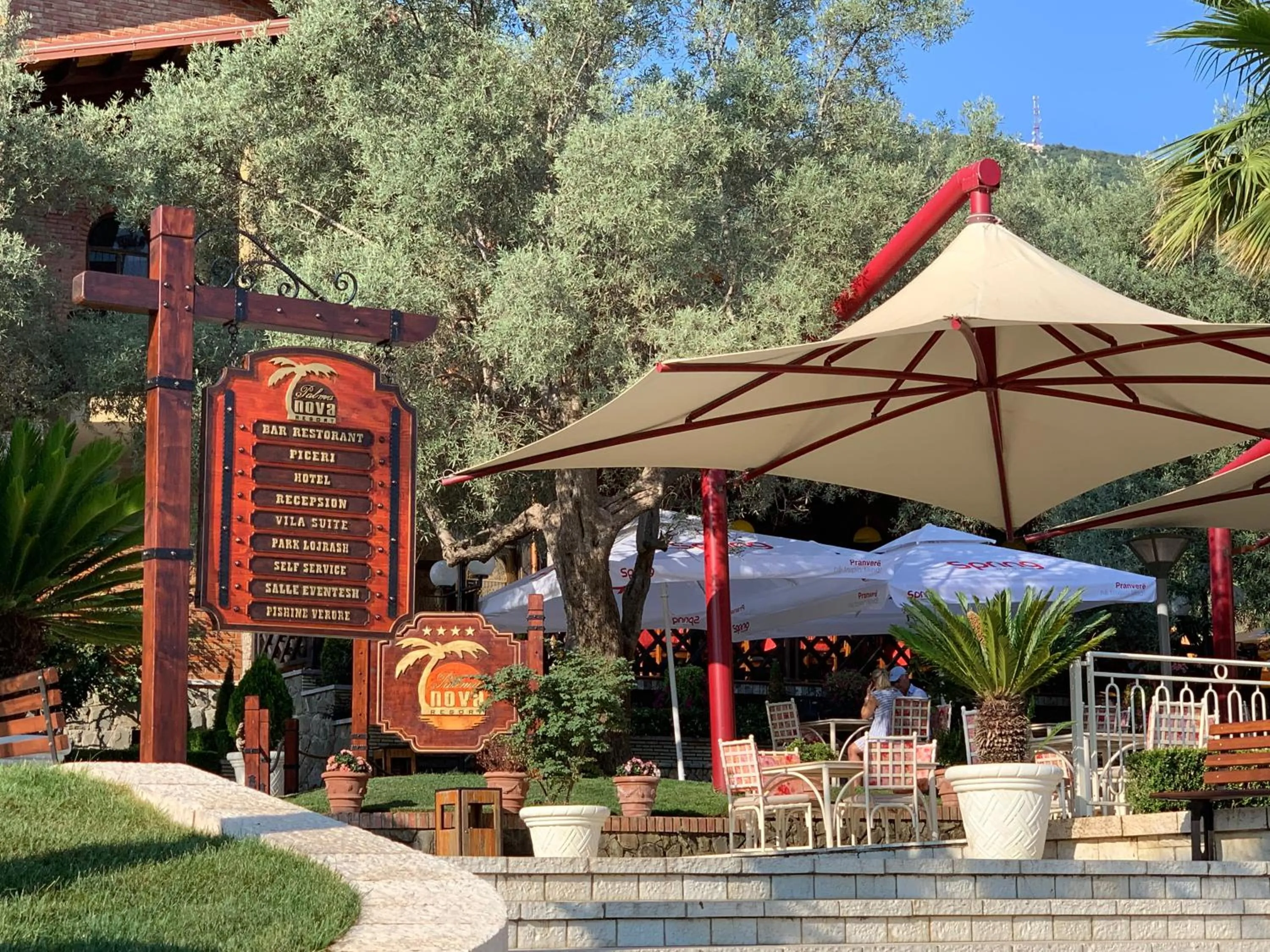 Facade/entrance in PalmaNova Resort