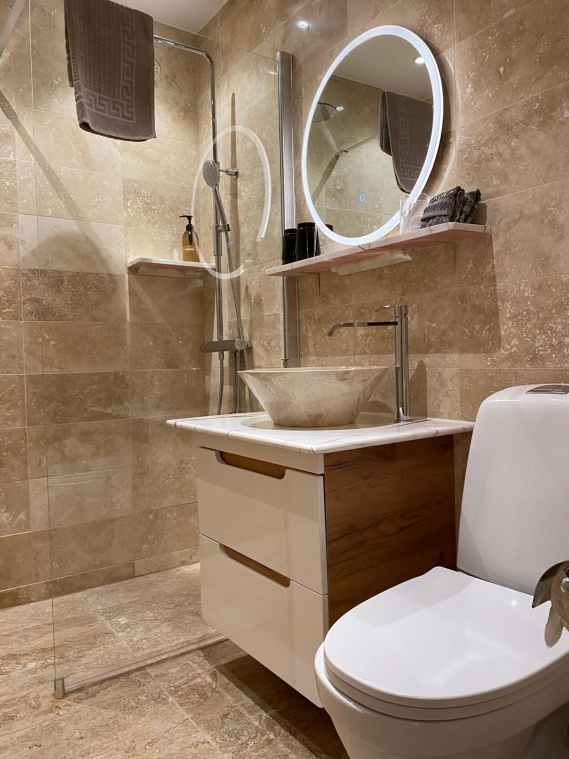 Bathroom in Borgs Villahotell och B&B