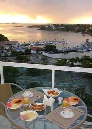 Balcony/Terrace in Praia do Canto Apart Hotel
