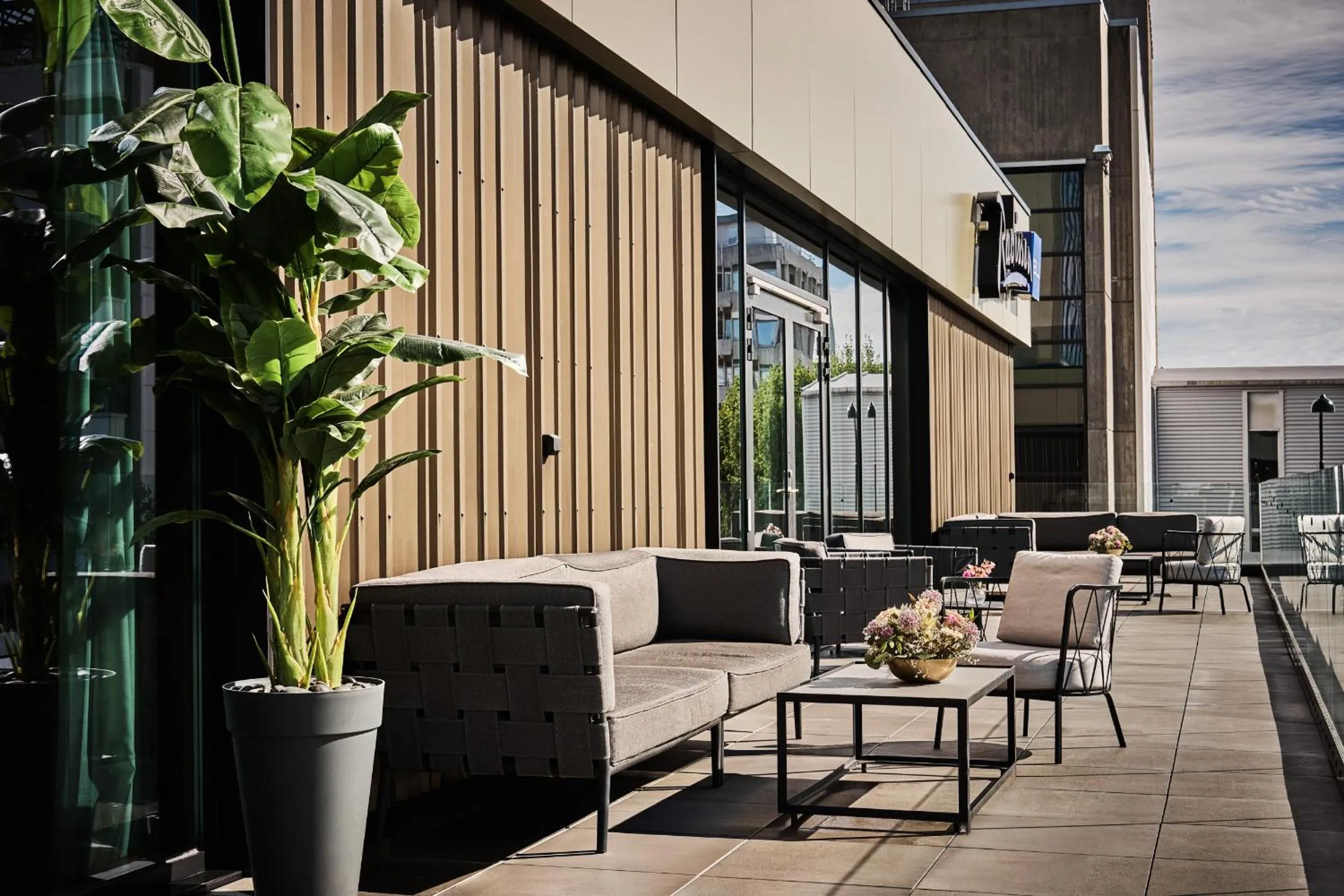 Patio in Radisson Blu Caledonien Hotel, Kristiansand