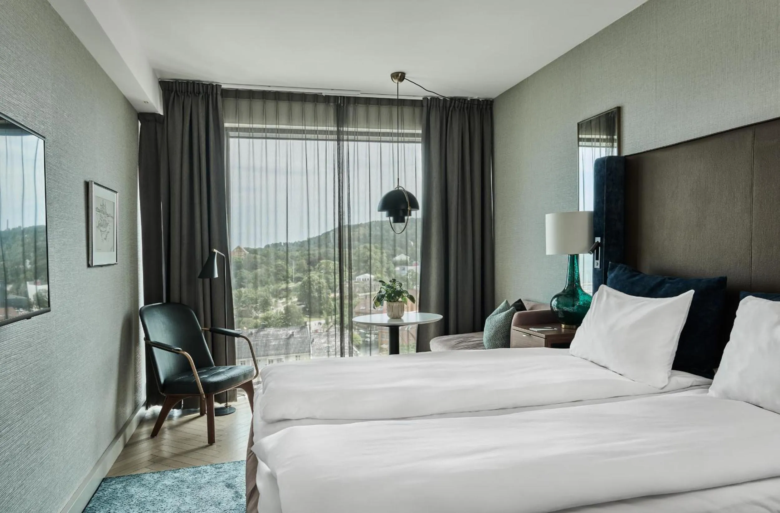 Bed in Radisson Blu Caledonien Hotel, Kristiansand