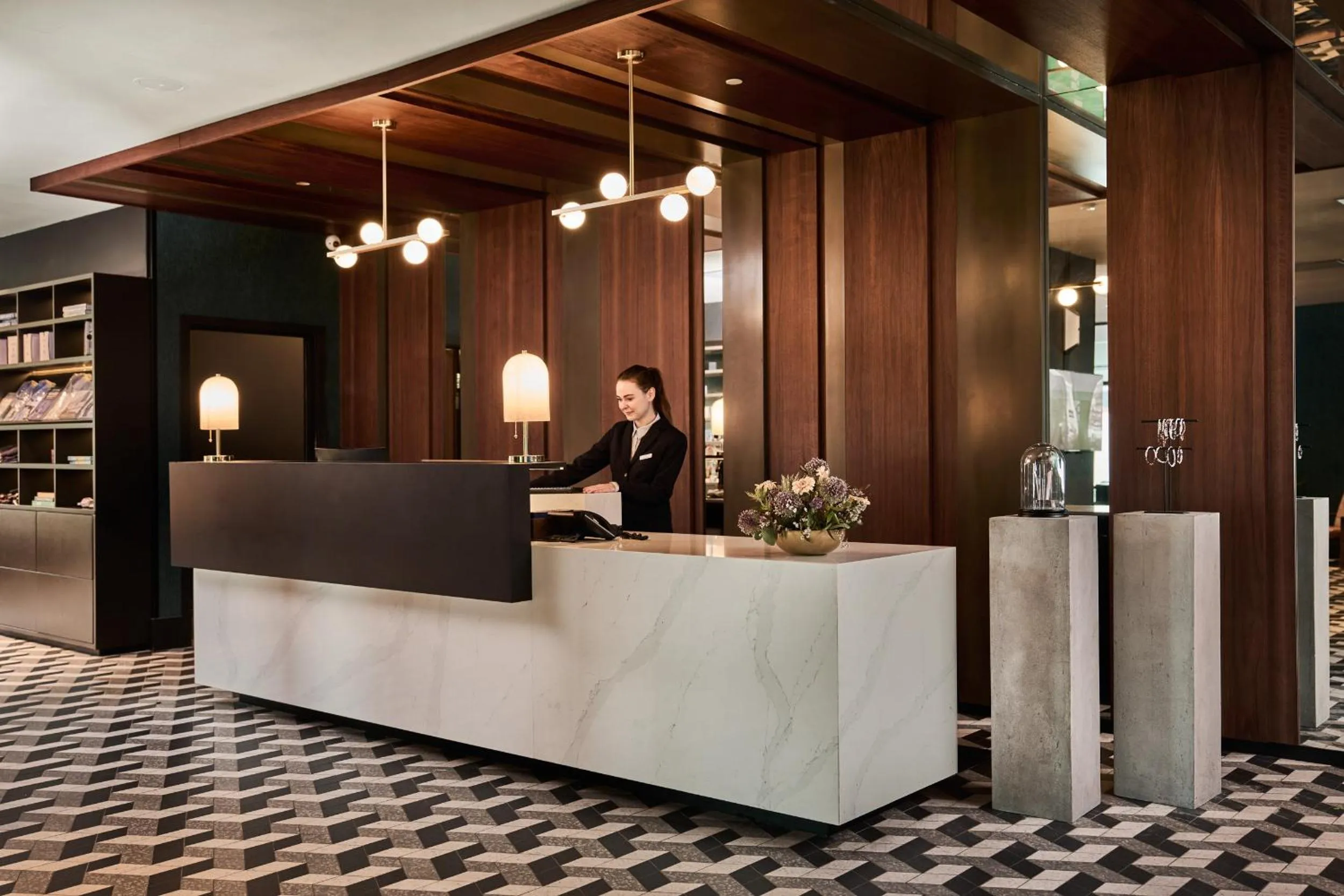 Lobby or reception in Radisson Blu Caledonien Hotel, Kristiansand