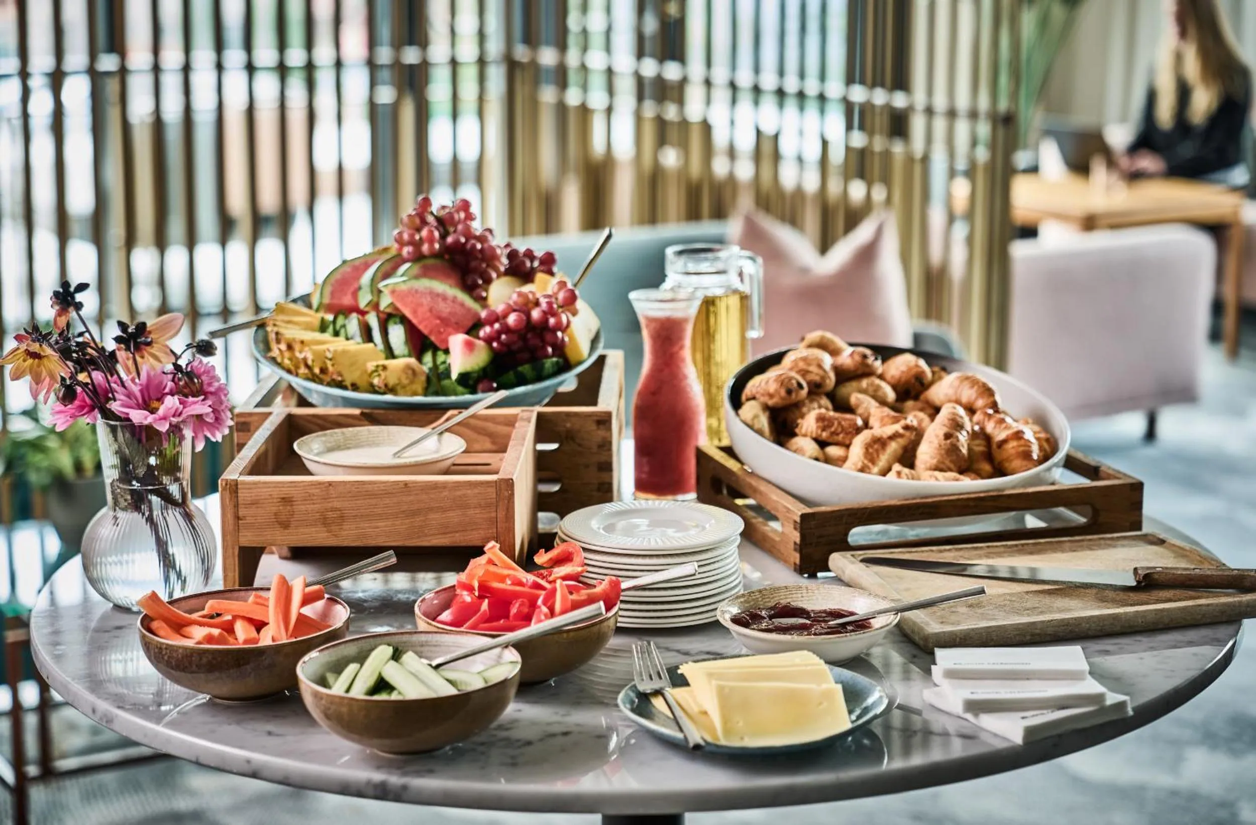 Breakfast in Radisson Blu Caledonien Hotel, Kristiansand