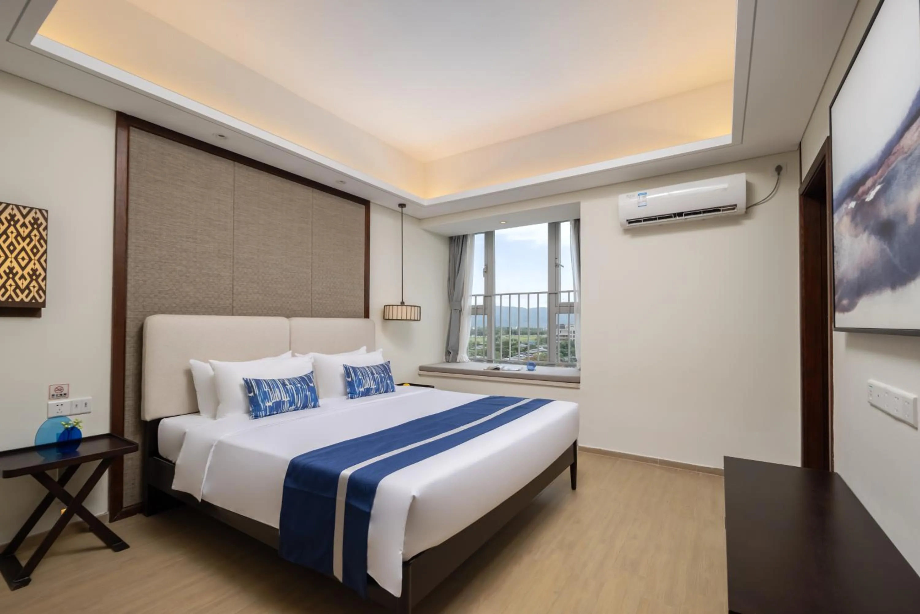 Bed in Iccssi Villa Haitang Bay Sanya