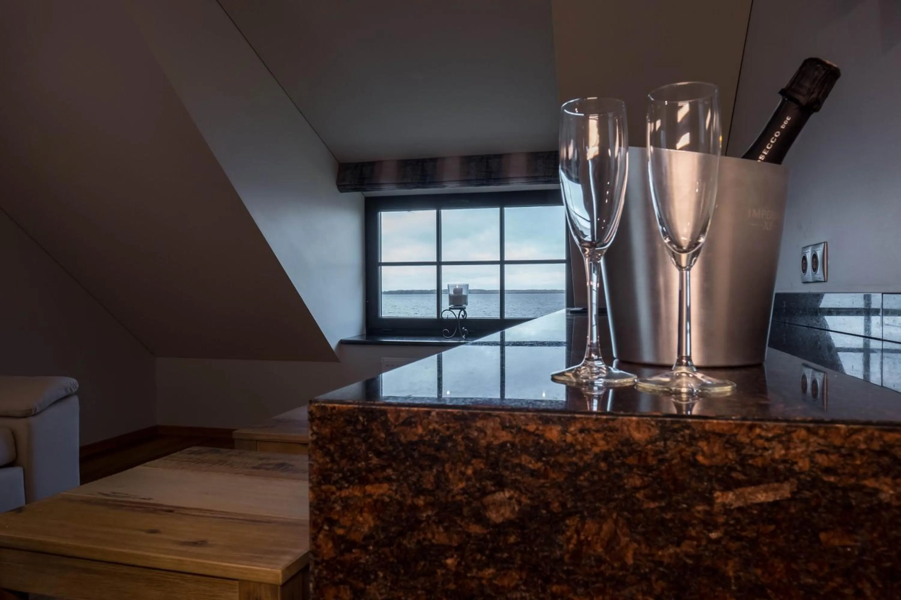 Lake view in Žvejų užeiga