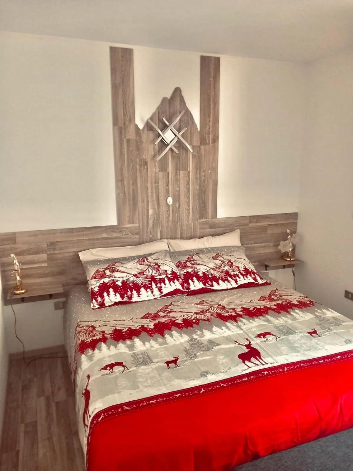 View (from property/room), Bed in Locanda monte cervino