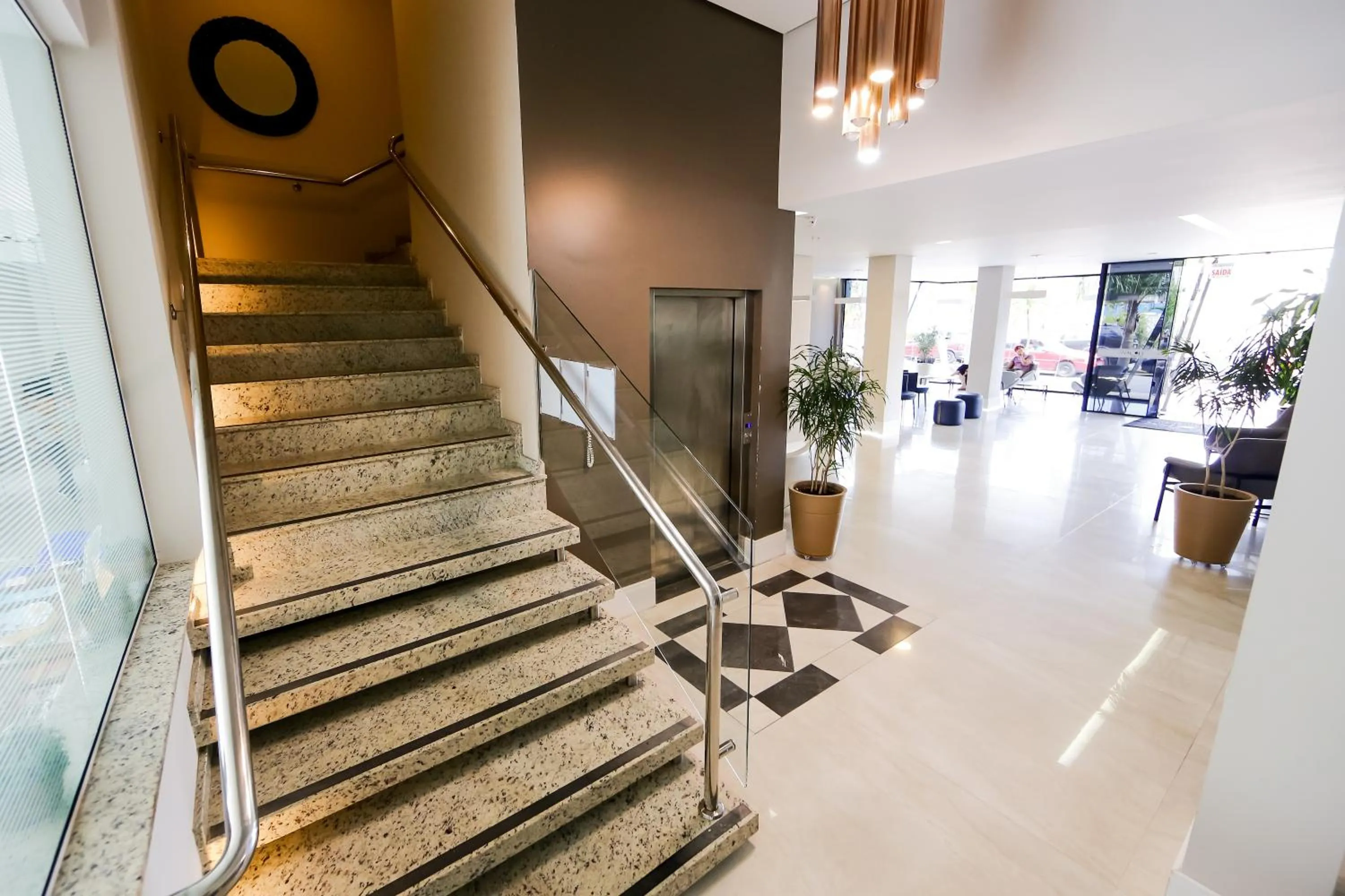 Lobby or reception in Das Nações Hotel