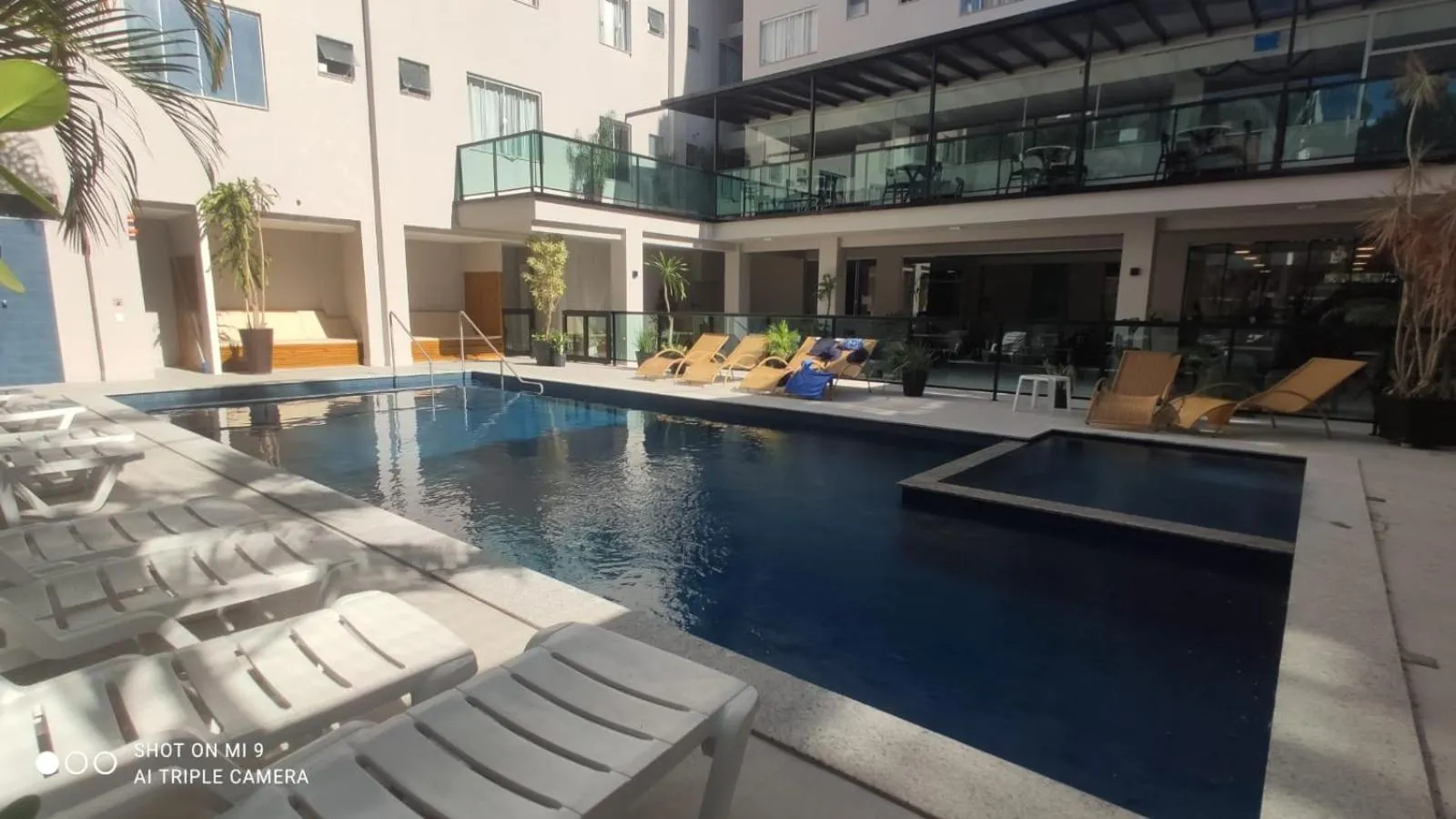 Swimming pool in Das Nações Hotel