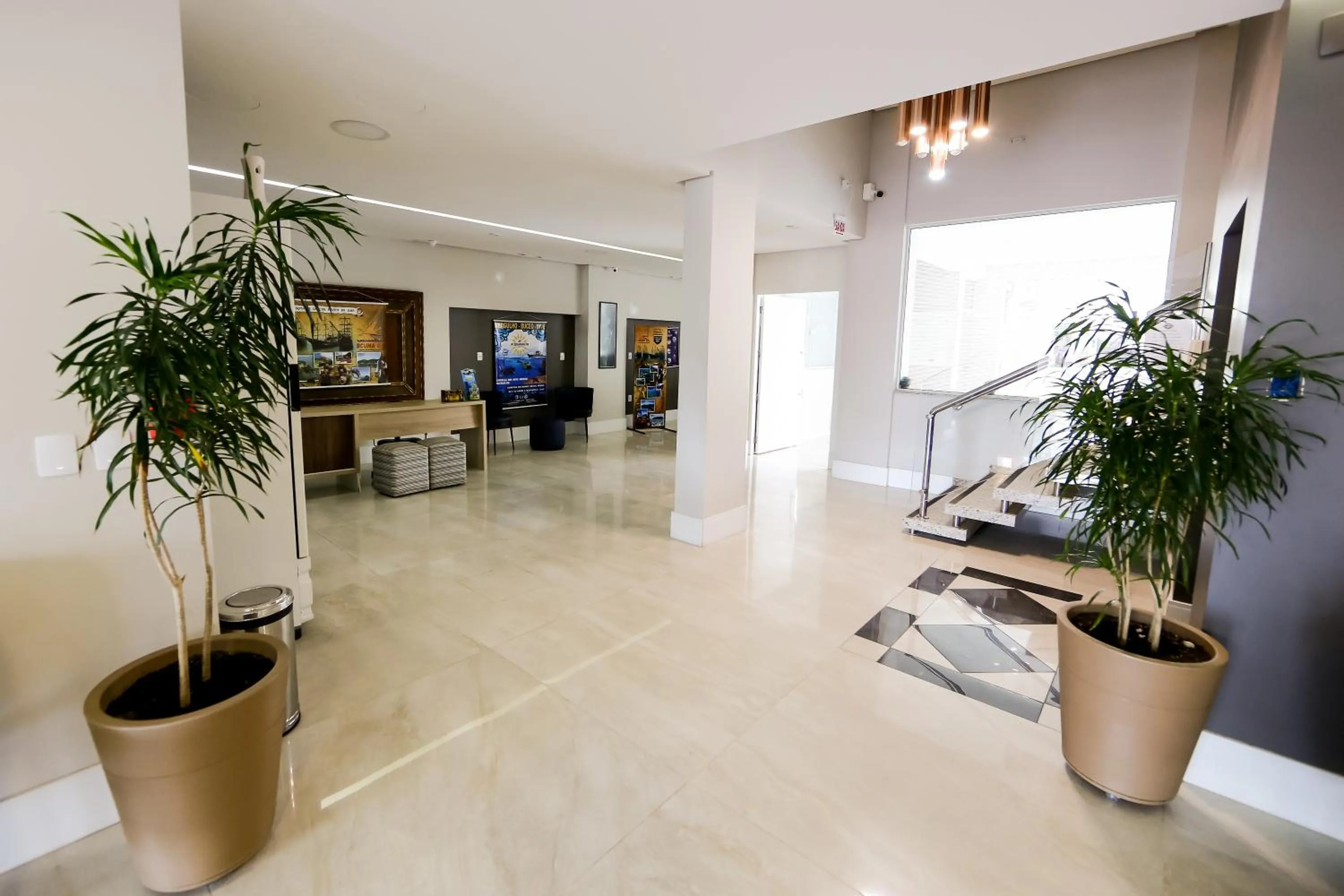 Lobby or reception in Das Nações Hotel