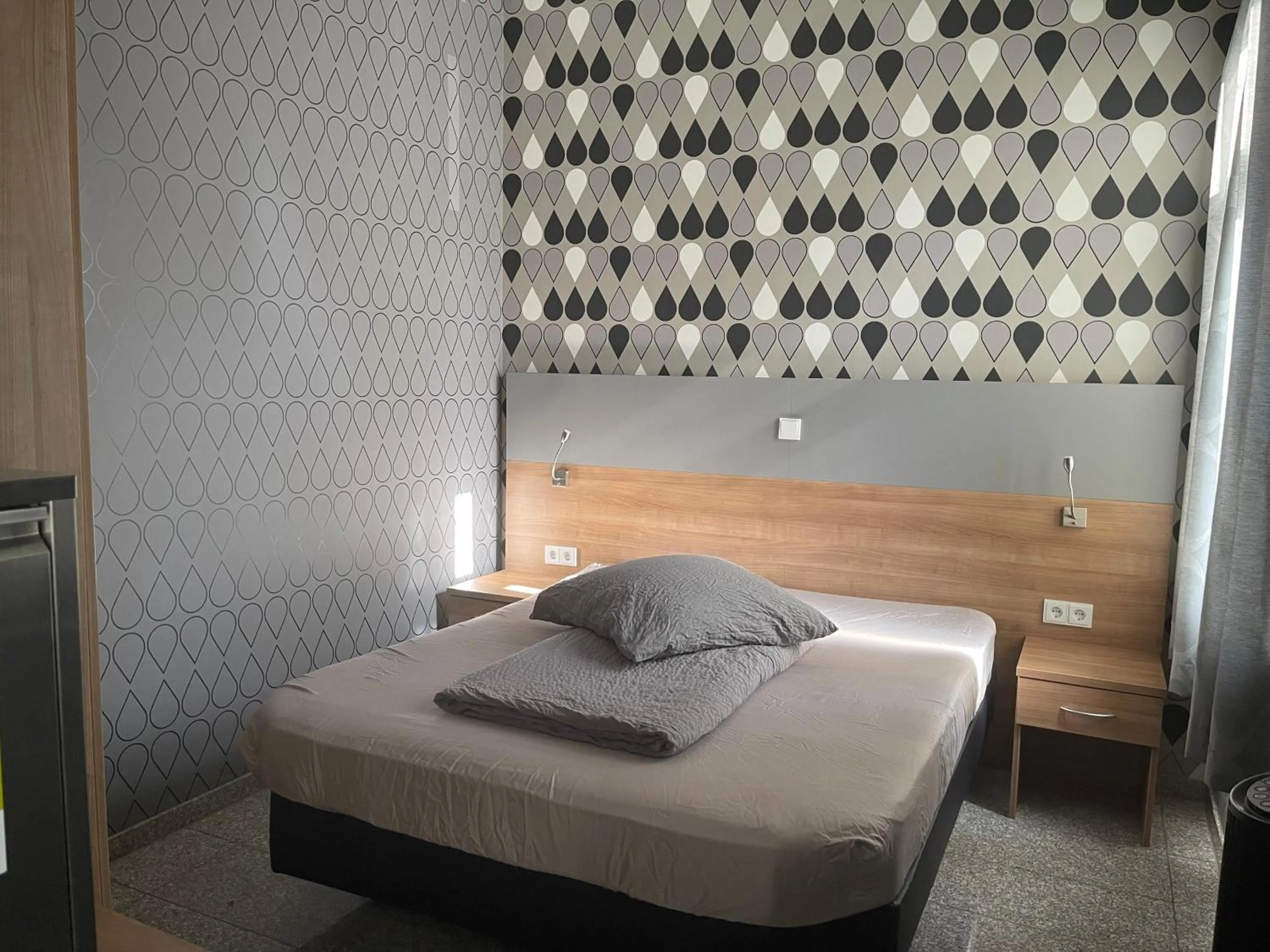 Bed in Hotel "Mythos Apartments" alle Zimmer mit Kochnische, Apartments mit Küche!