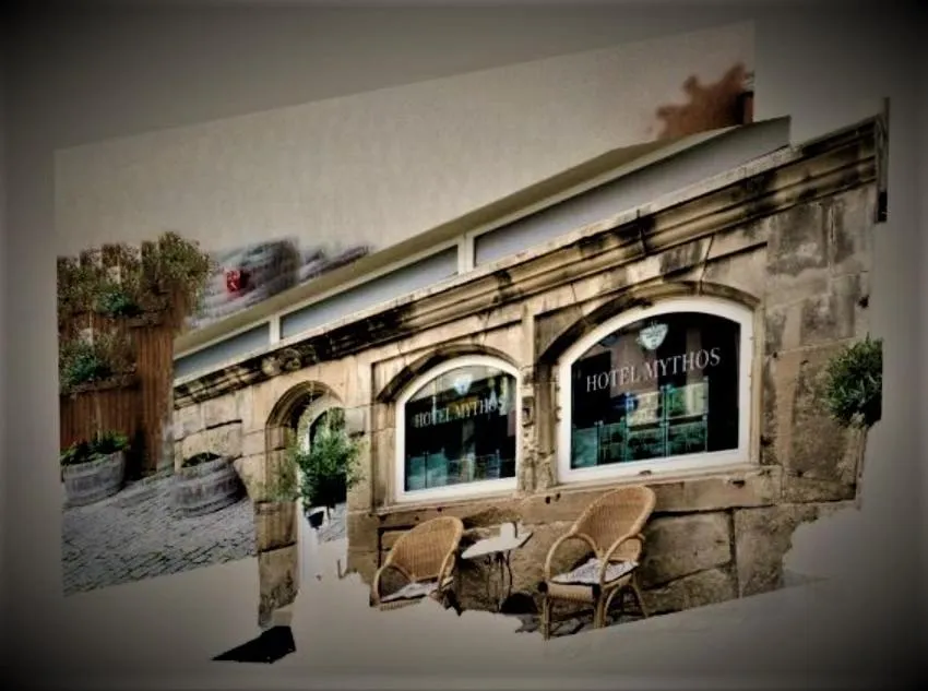 Property building in Hotel "Mythos Apartments" alle Zimmer mit Kochnische, Apartments mit Küche!