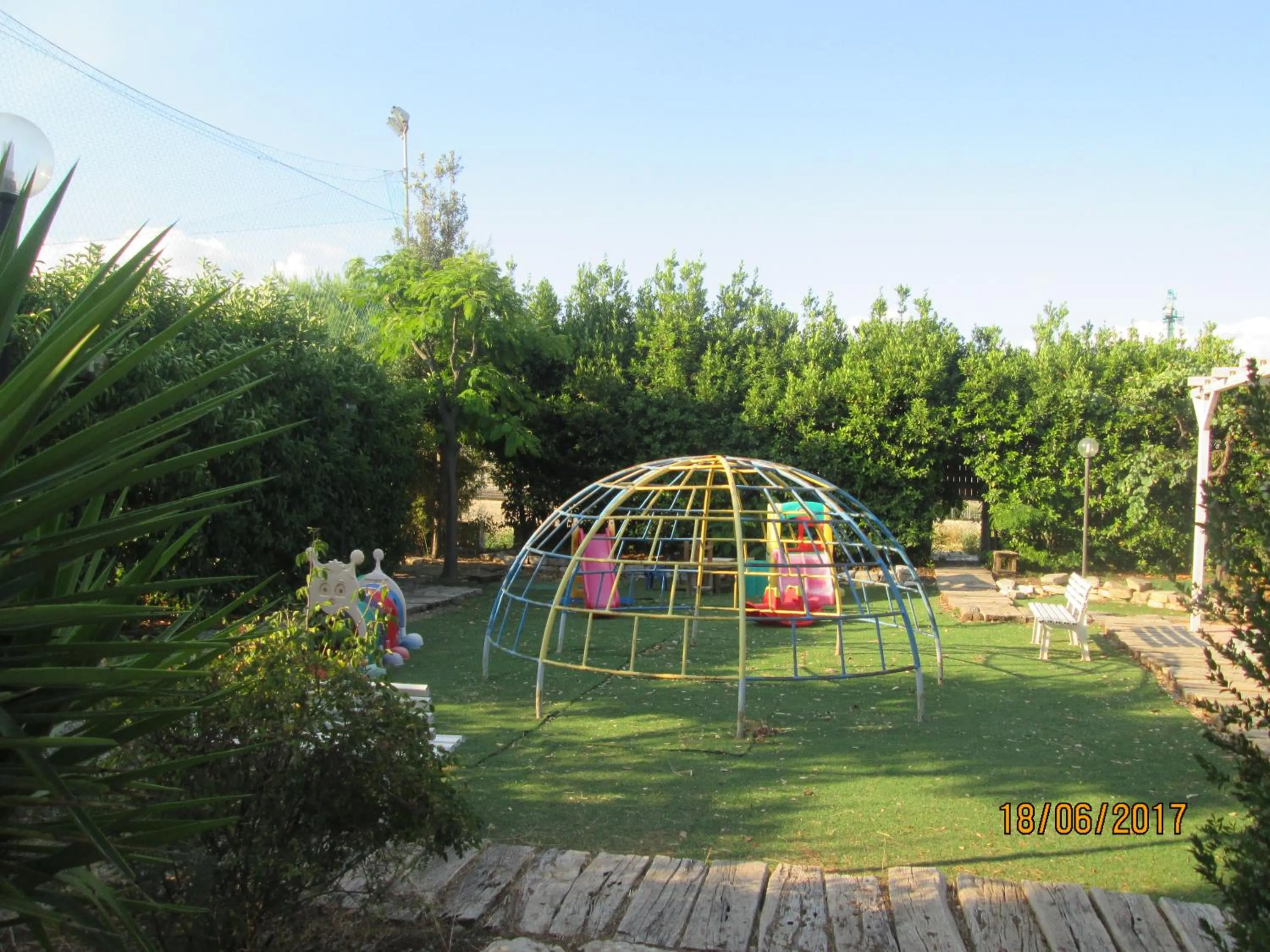 Children play ground in Pescandora