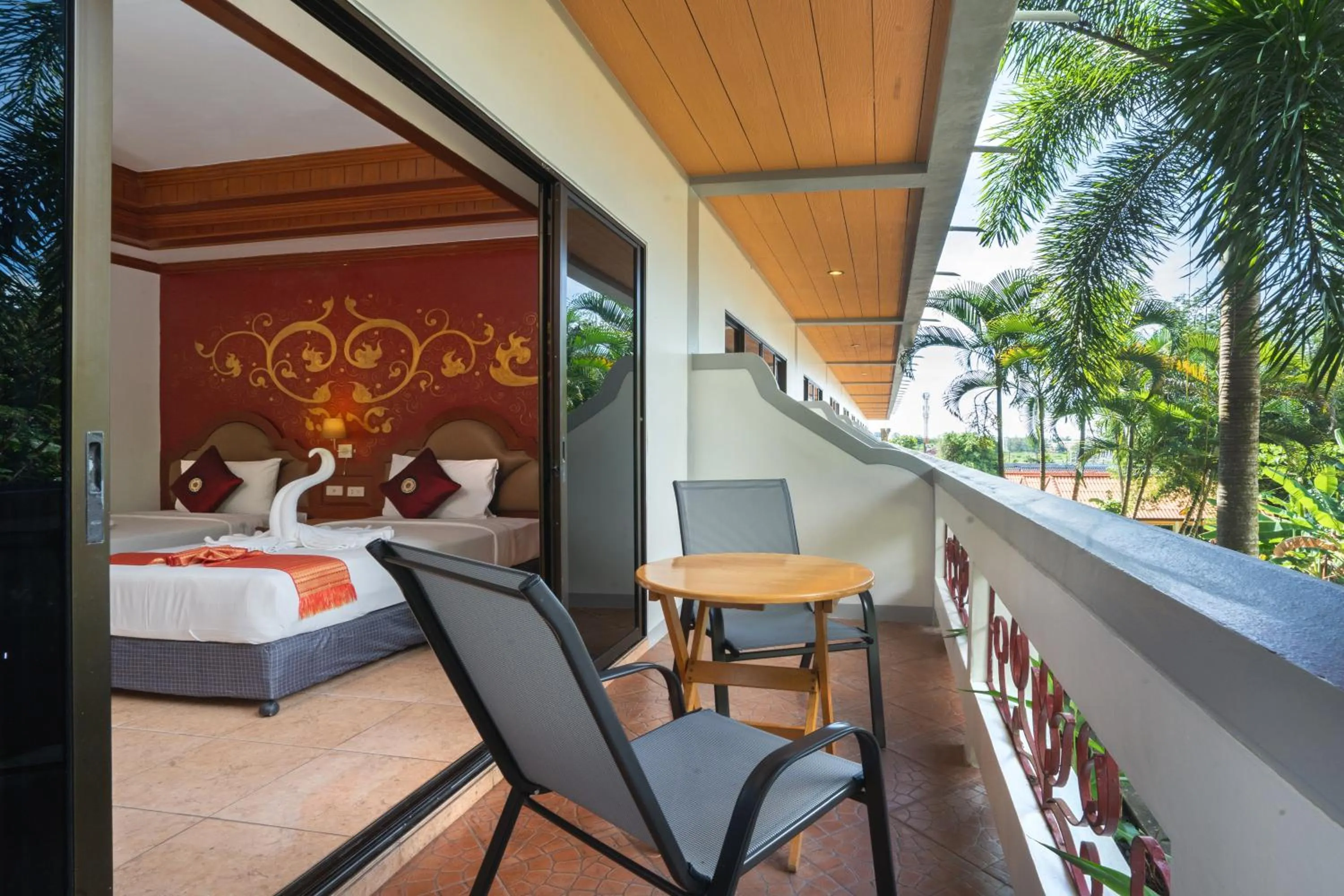 View (from property/room), Bed in Memory Karon Resort