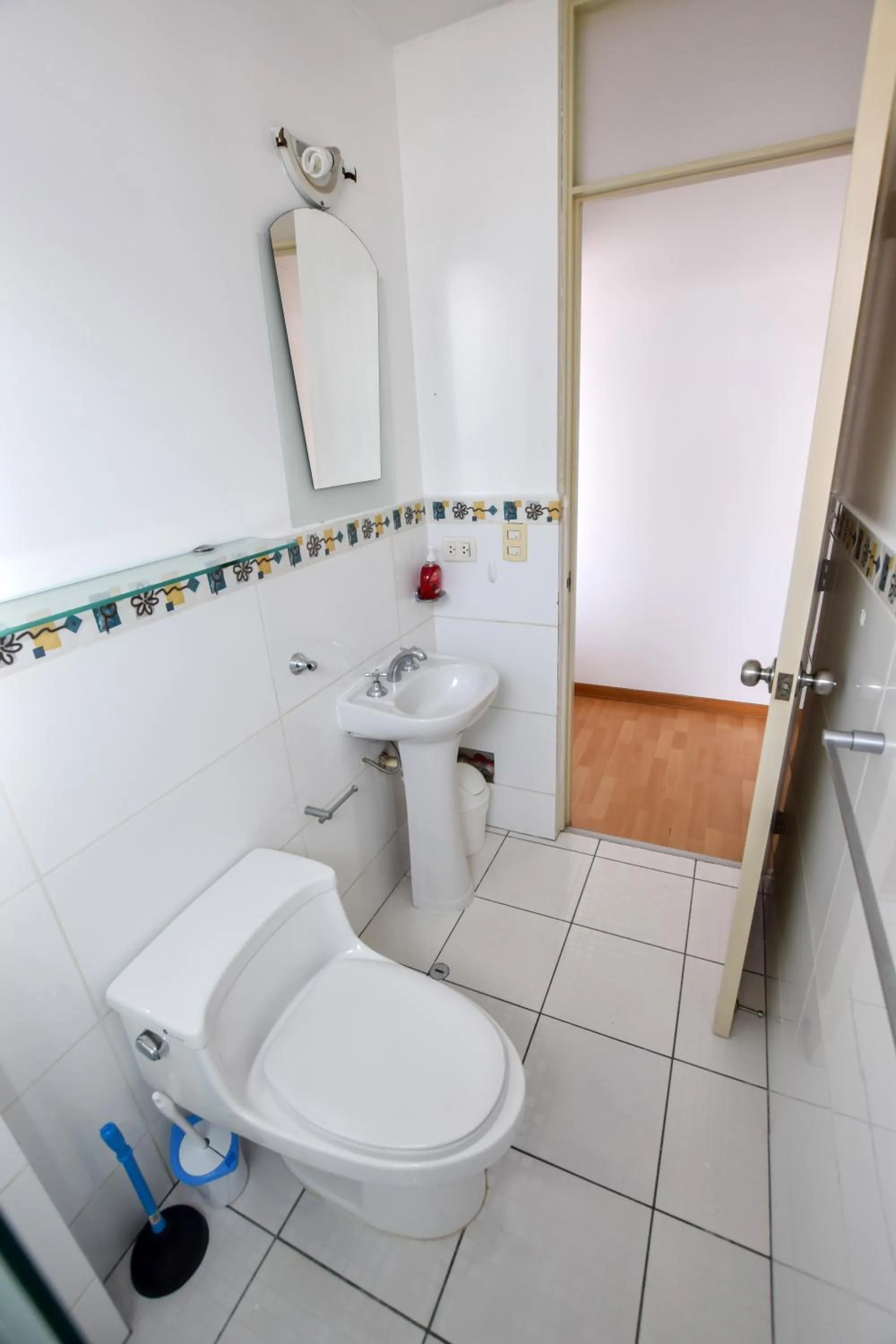 Bathroom in Miraflores Apartments 110 Alcanfores Street by Private Host