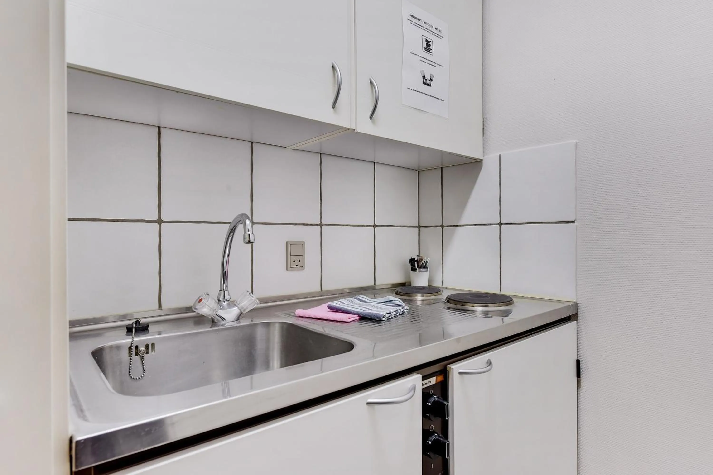 Kitchen or kitchenette in Hotel Varde