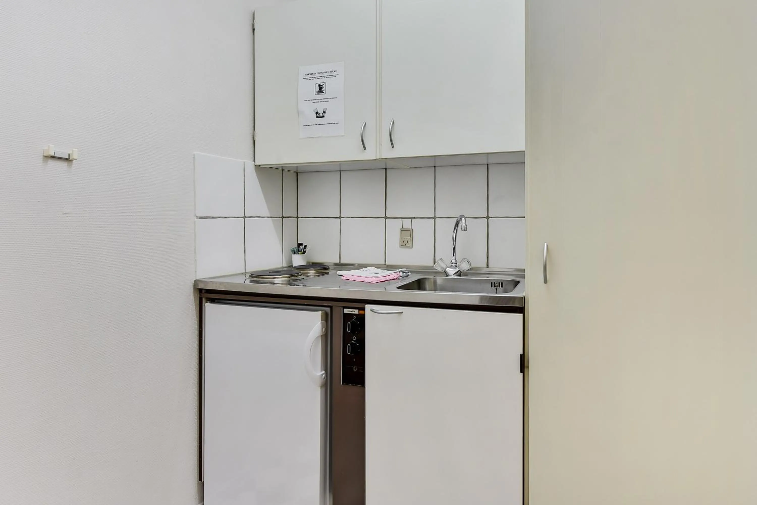 Kitchen or kitchenette in Hotel Varde