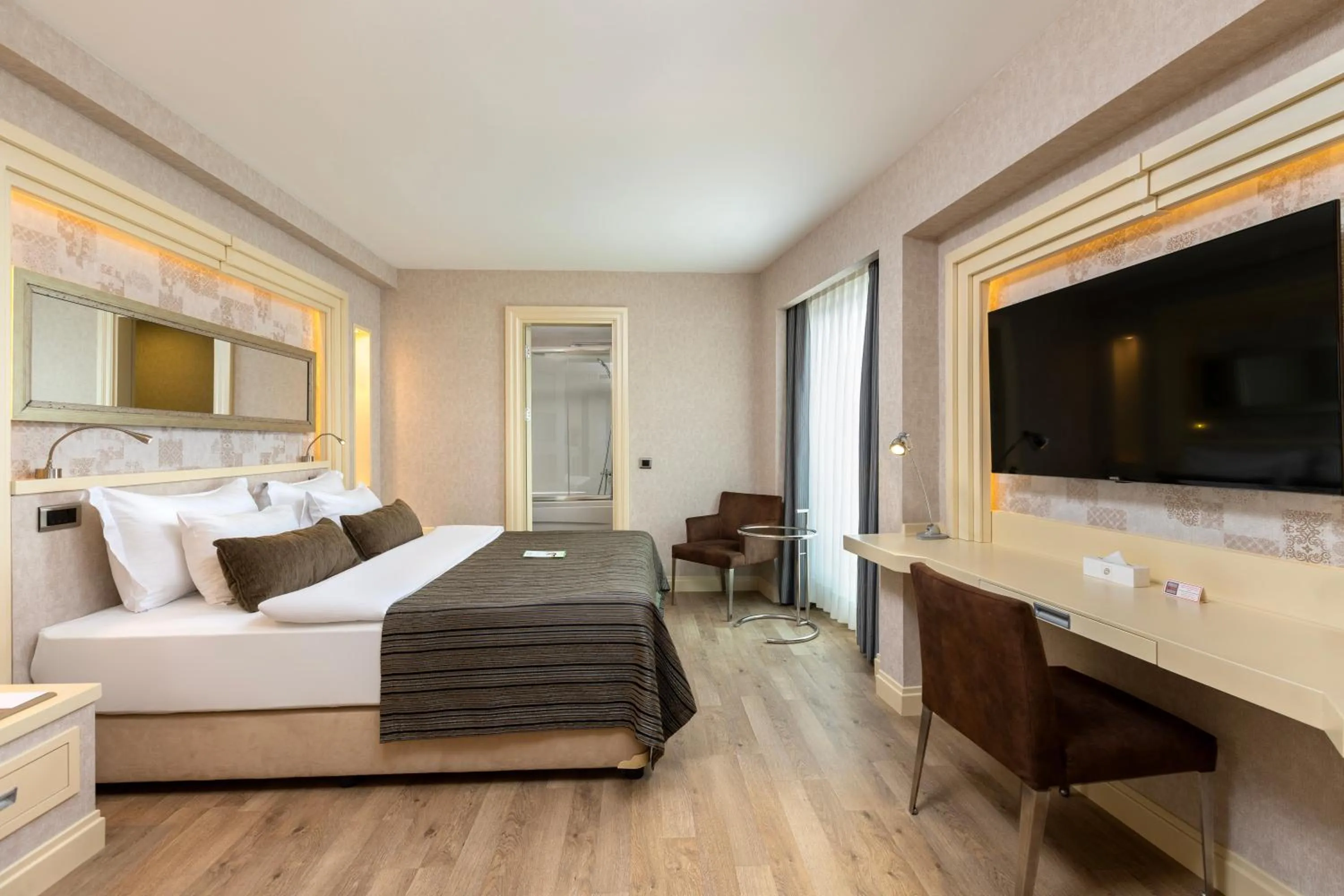 Bed in Limak Eurasia Luxury Hotel