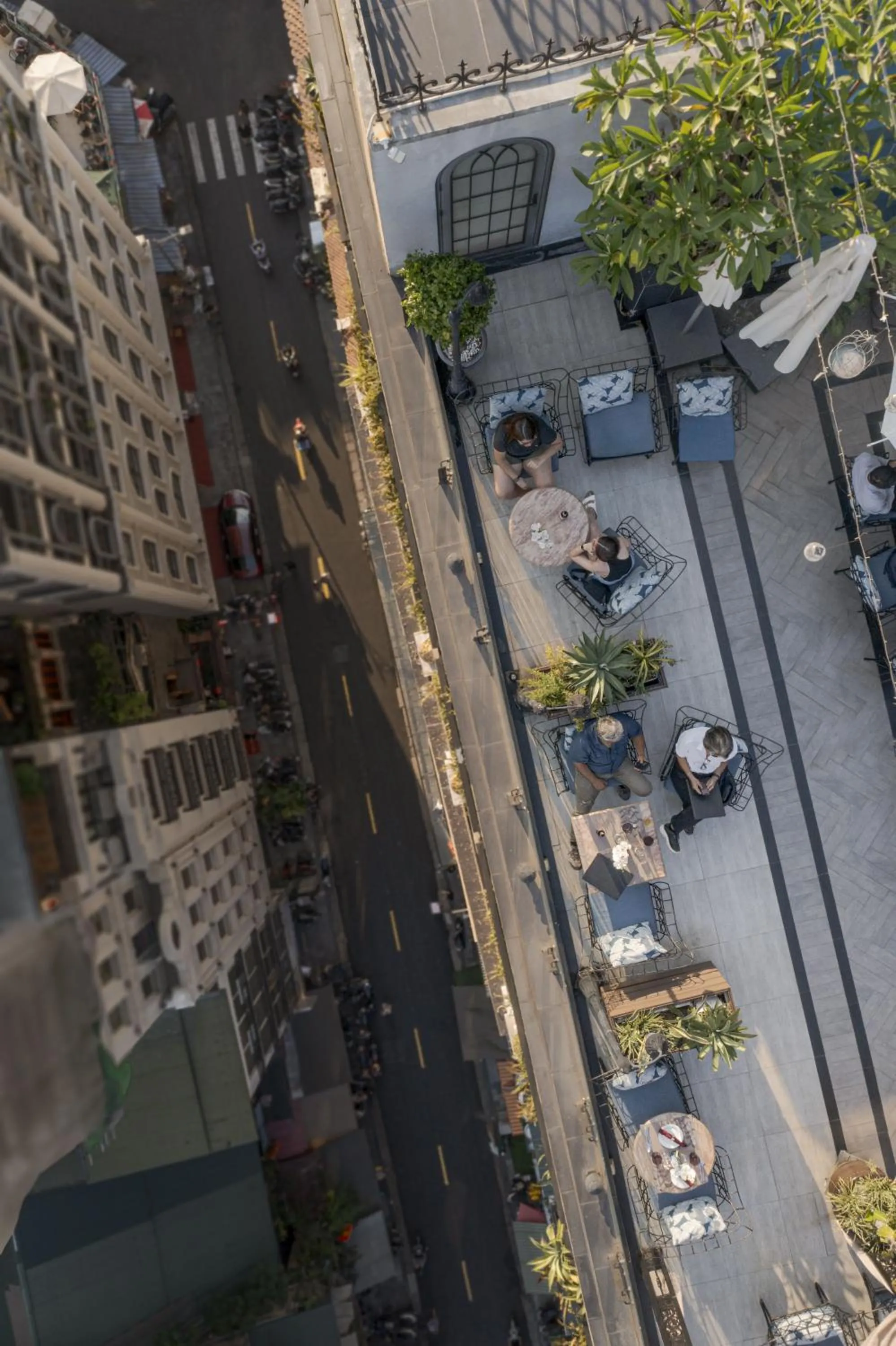 Bird's eye view in Hanoi Tirant Hotel