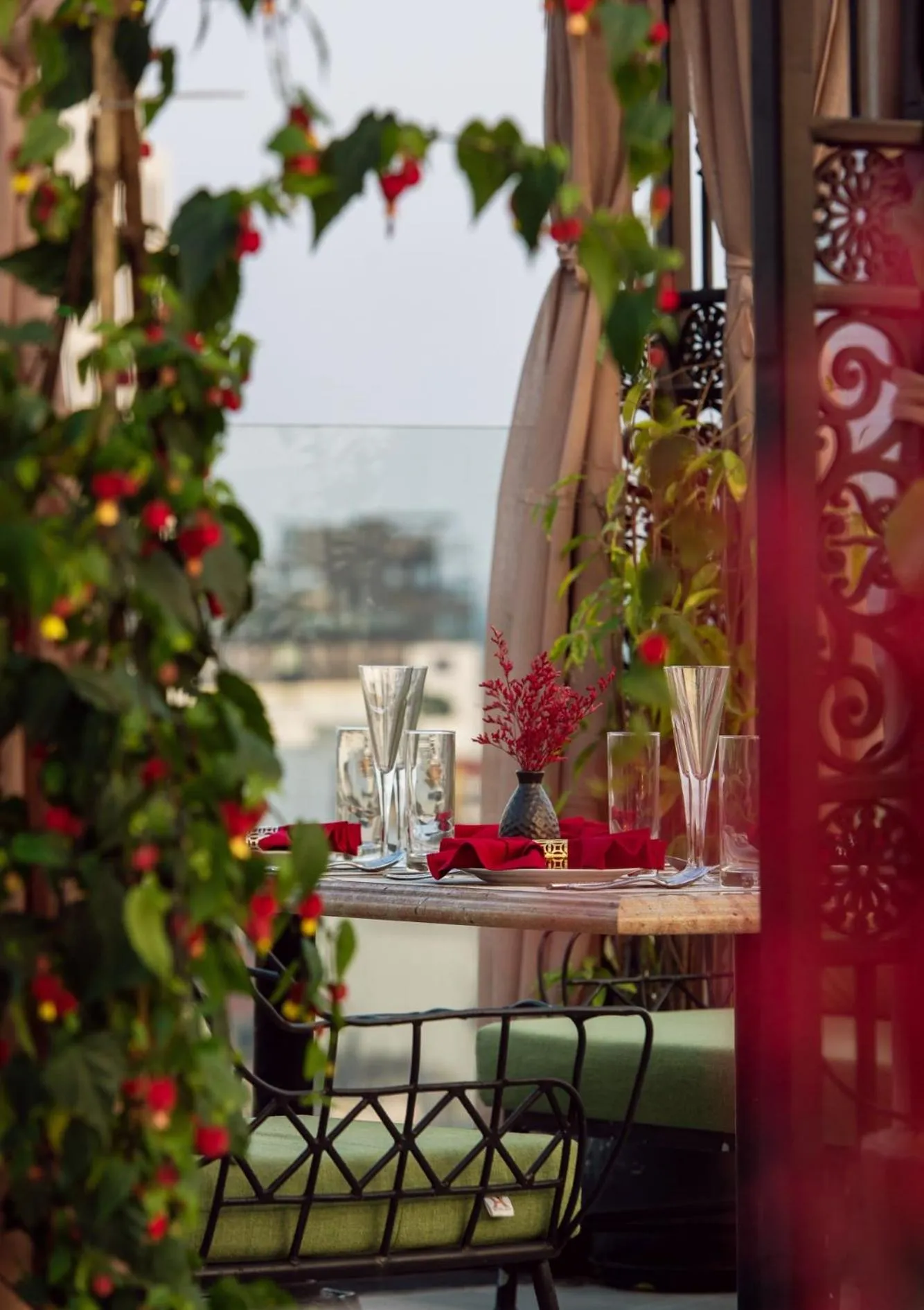 Dining area in Hanoi Tirant Hotel