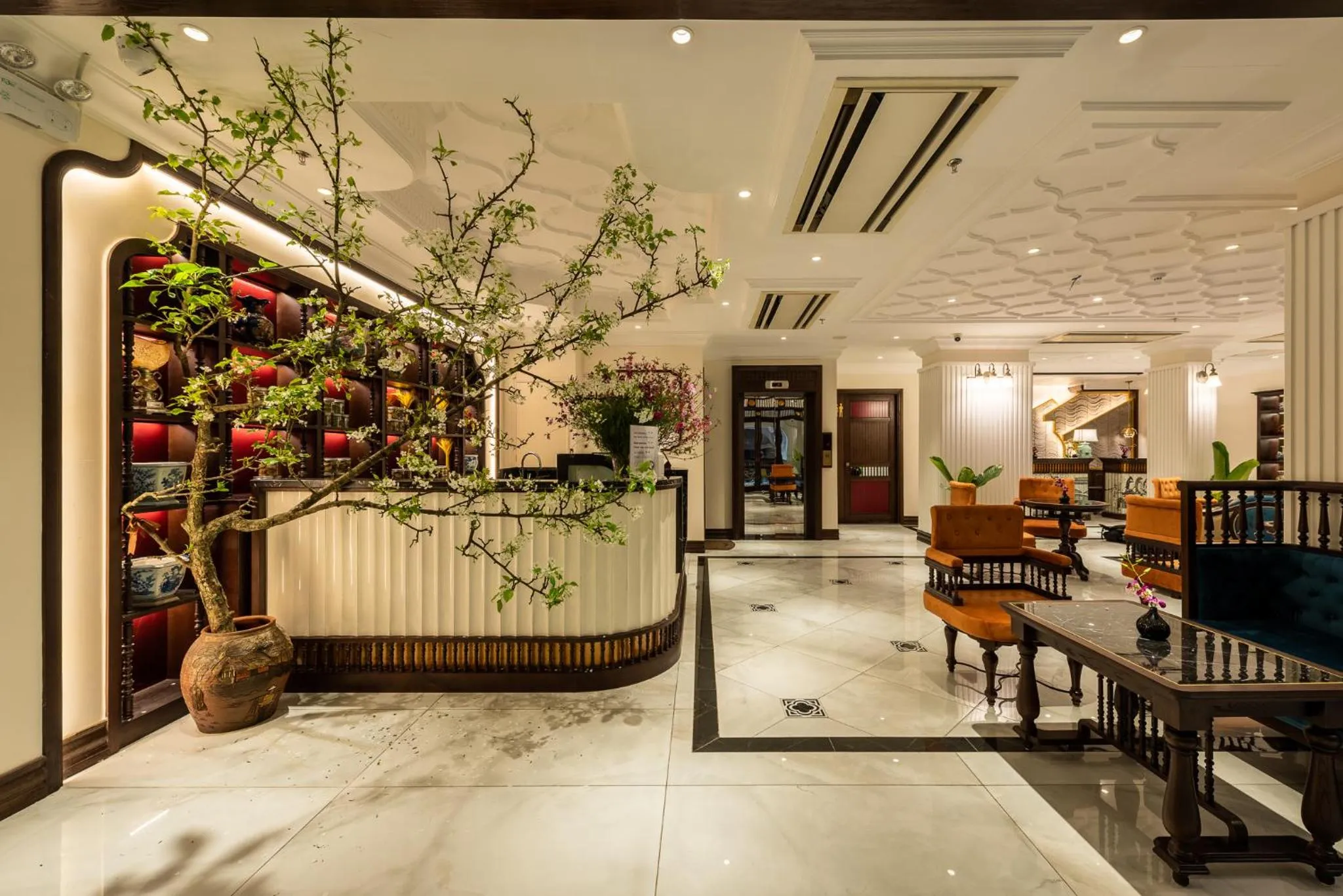Lobby or reception in Hanoi Tirant Hotel