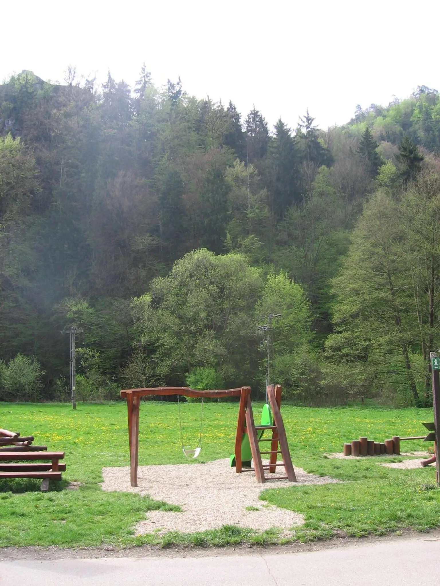 Children play ground in Hotel Skalní Mlýn