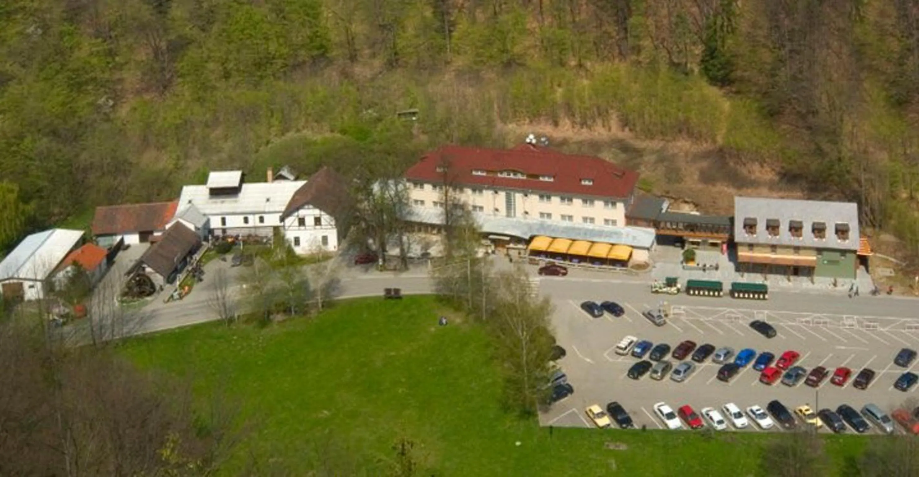 Bird's eye view in Hotel Skalní Mlýn
